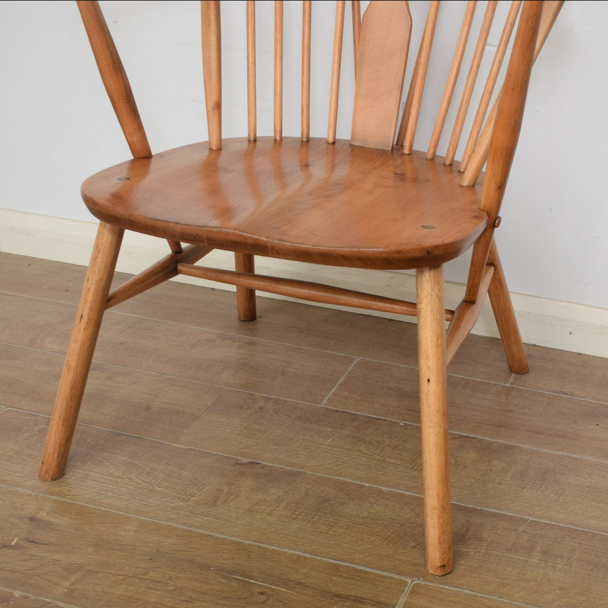Pair of Ercol Fleur-De-Lys Armchairs