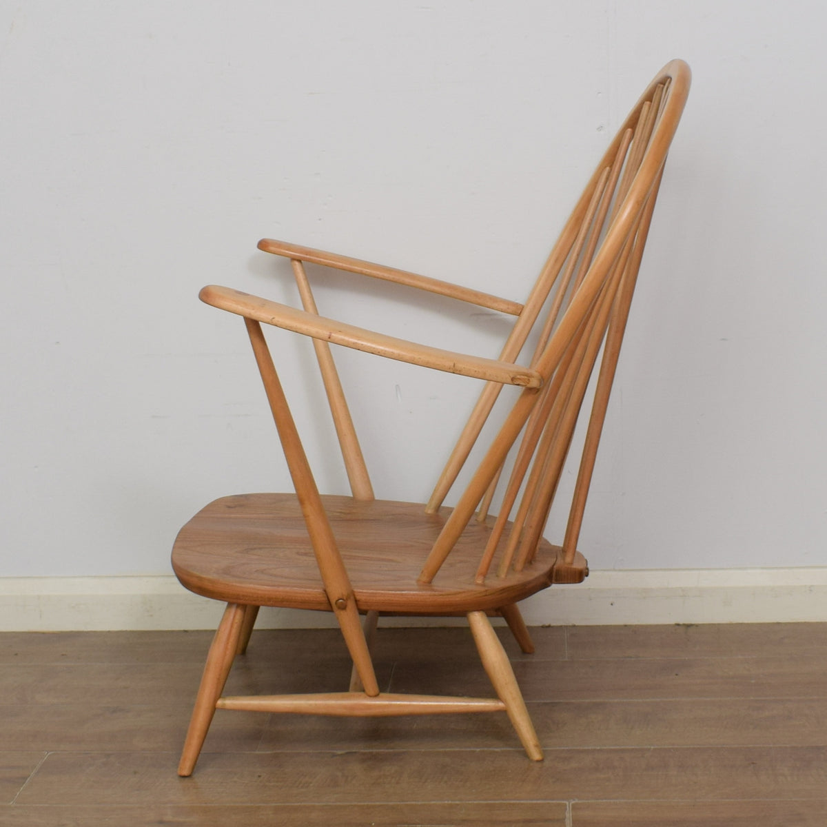 Pair of Ercol Fleur-De-Lys Armchairs