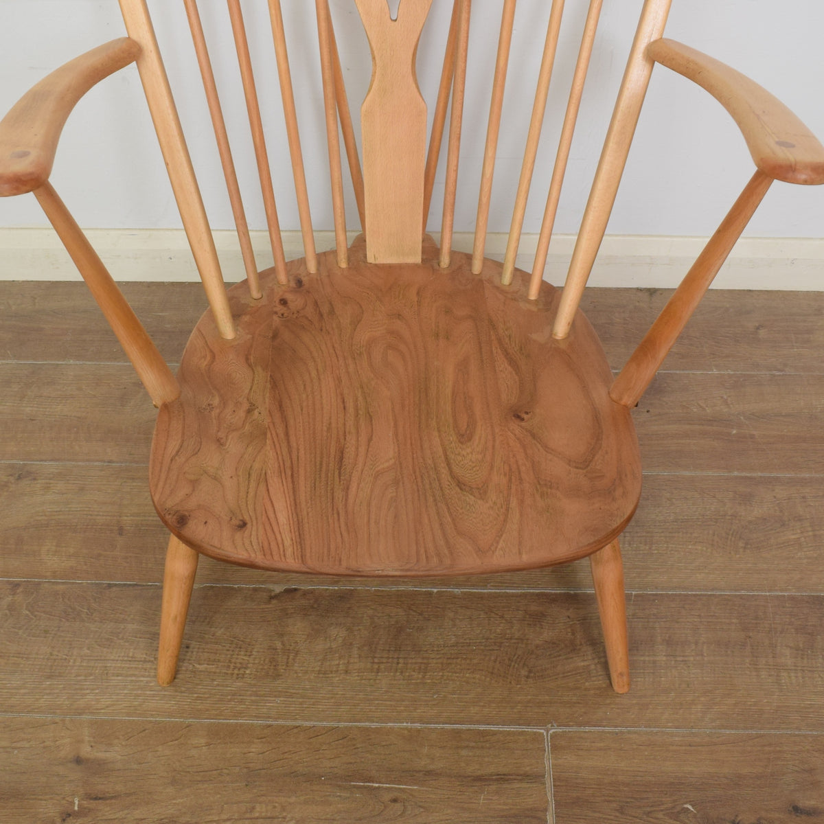 Pair of Ercol Fleur-De-Lys Armchairs