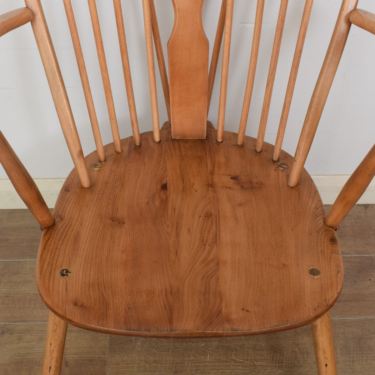 Pair of Ercol Fleur-De-Lys Armchairs