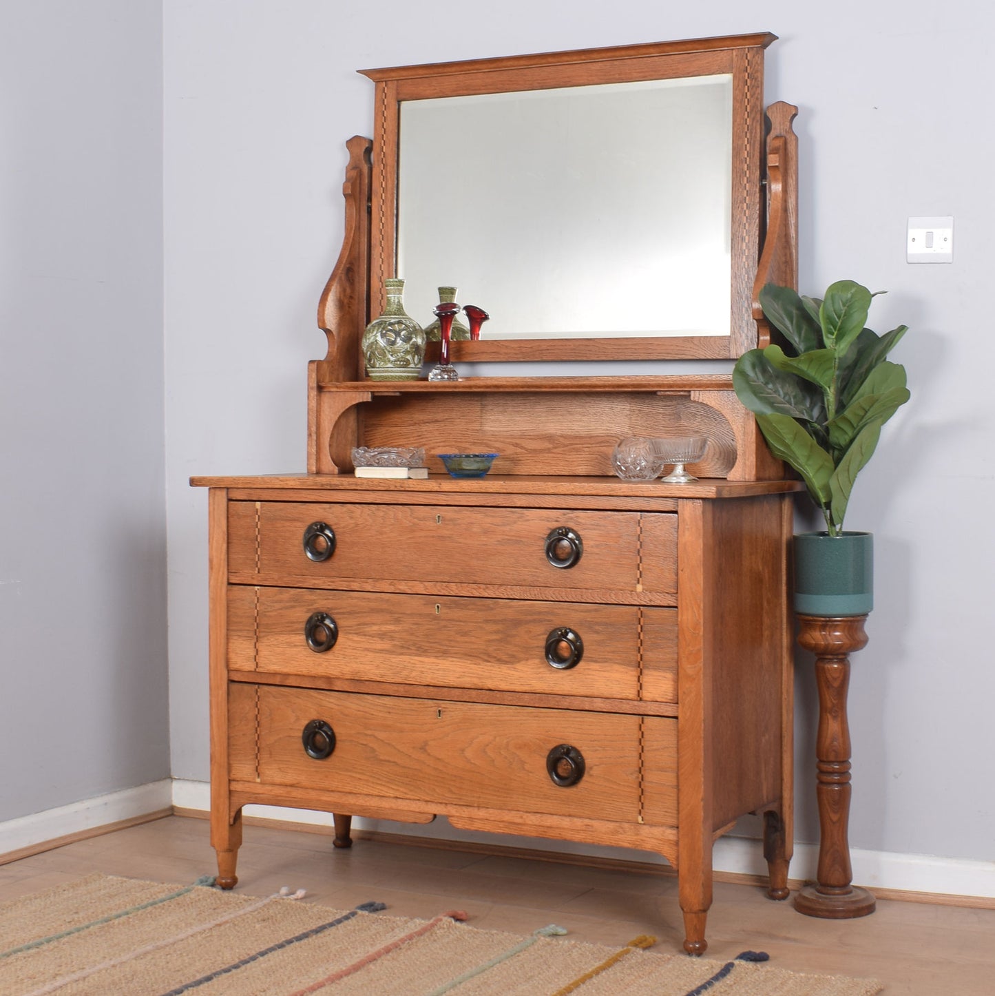 Oak Dressing Table