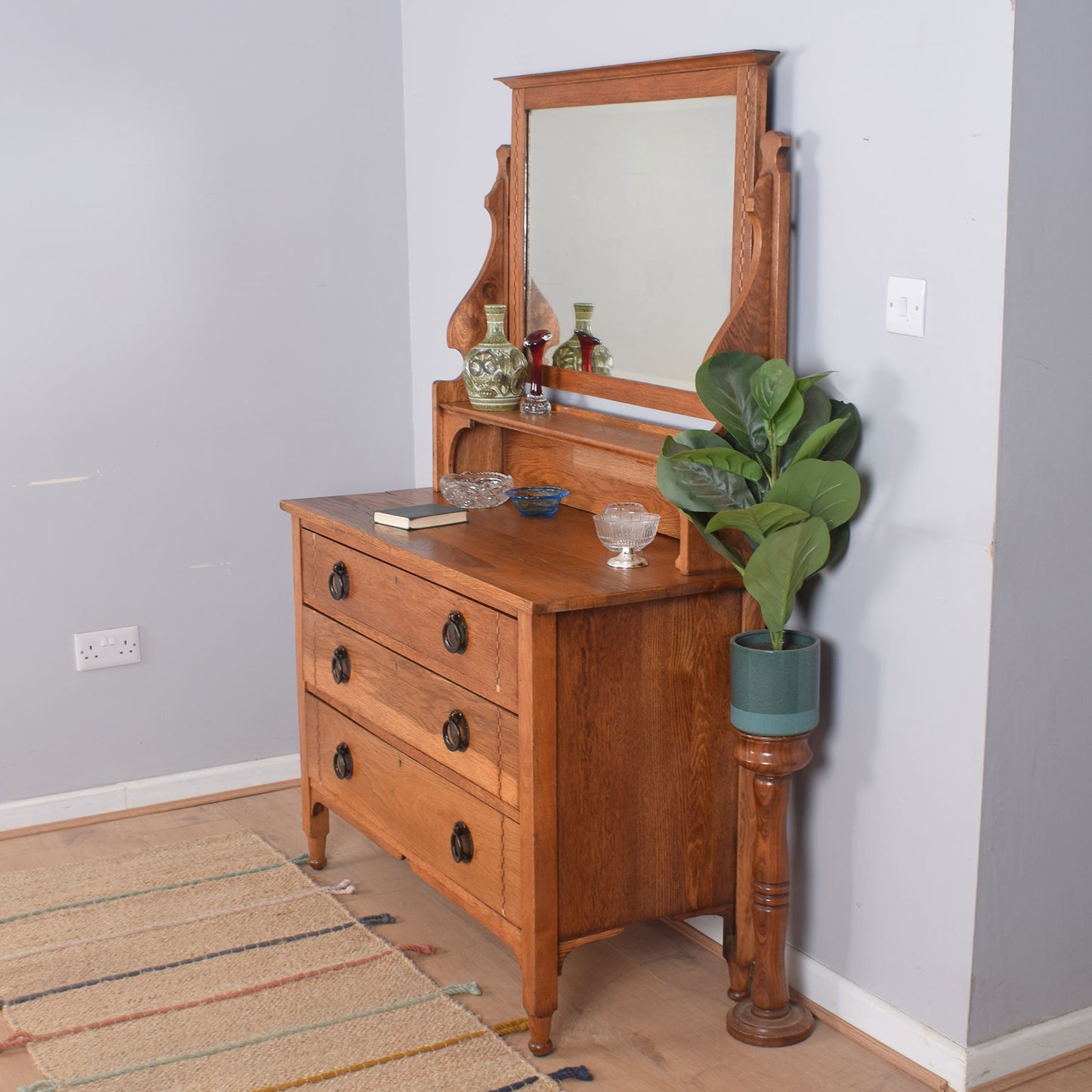 Oak Dressing Table