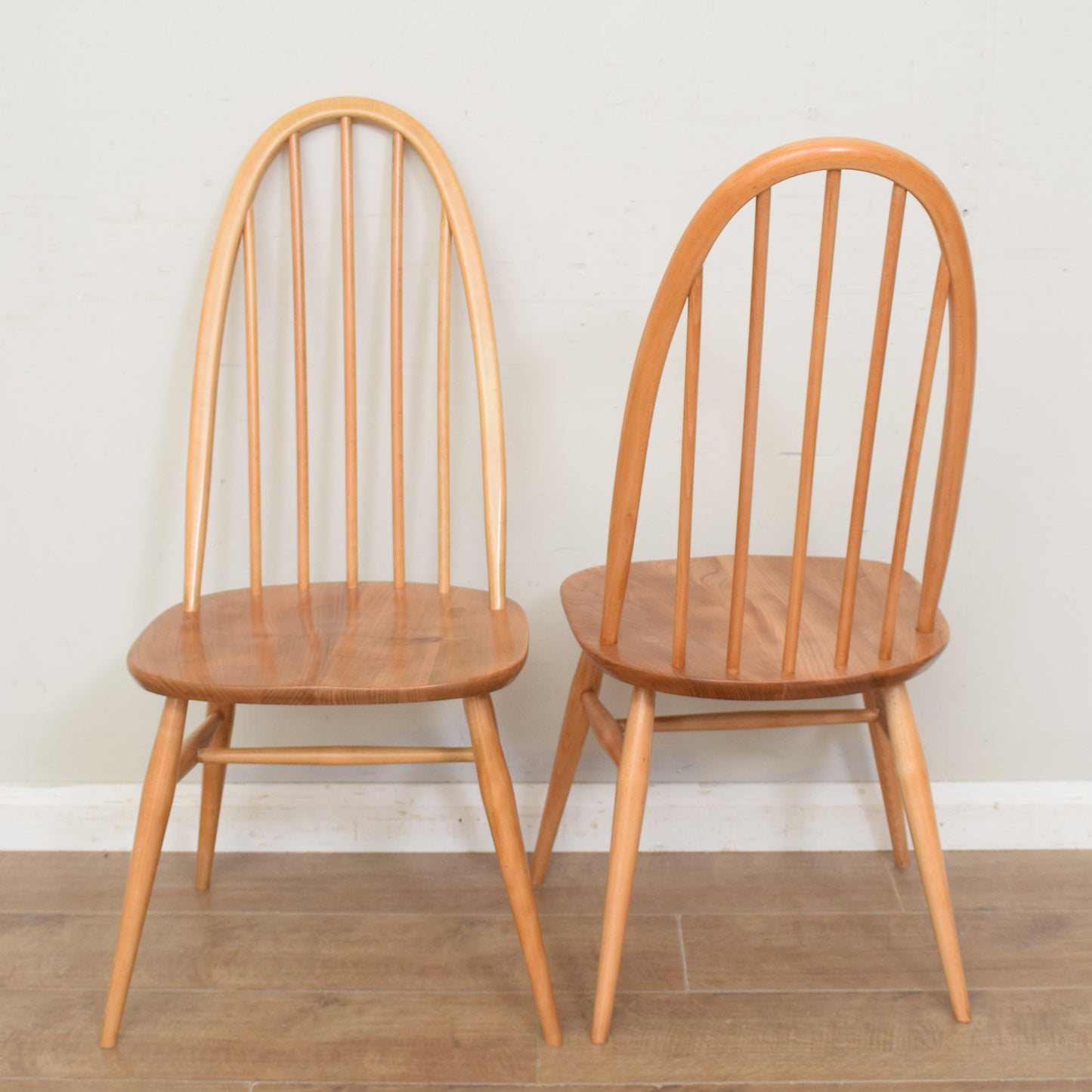 Ercol Windsor Grand Plank Table And 8 Chairs