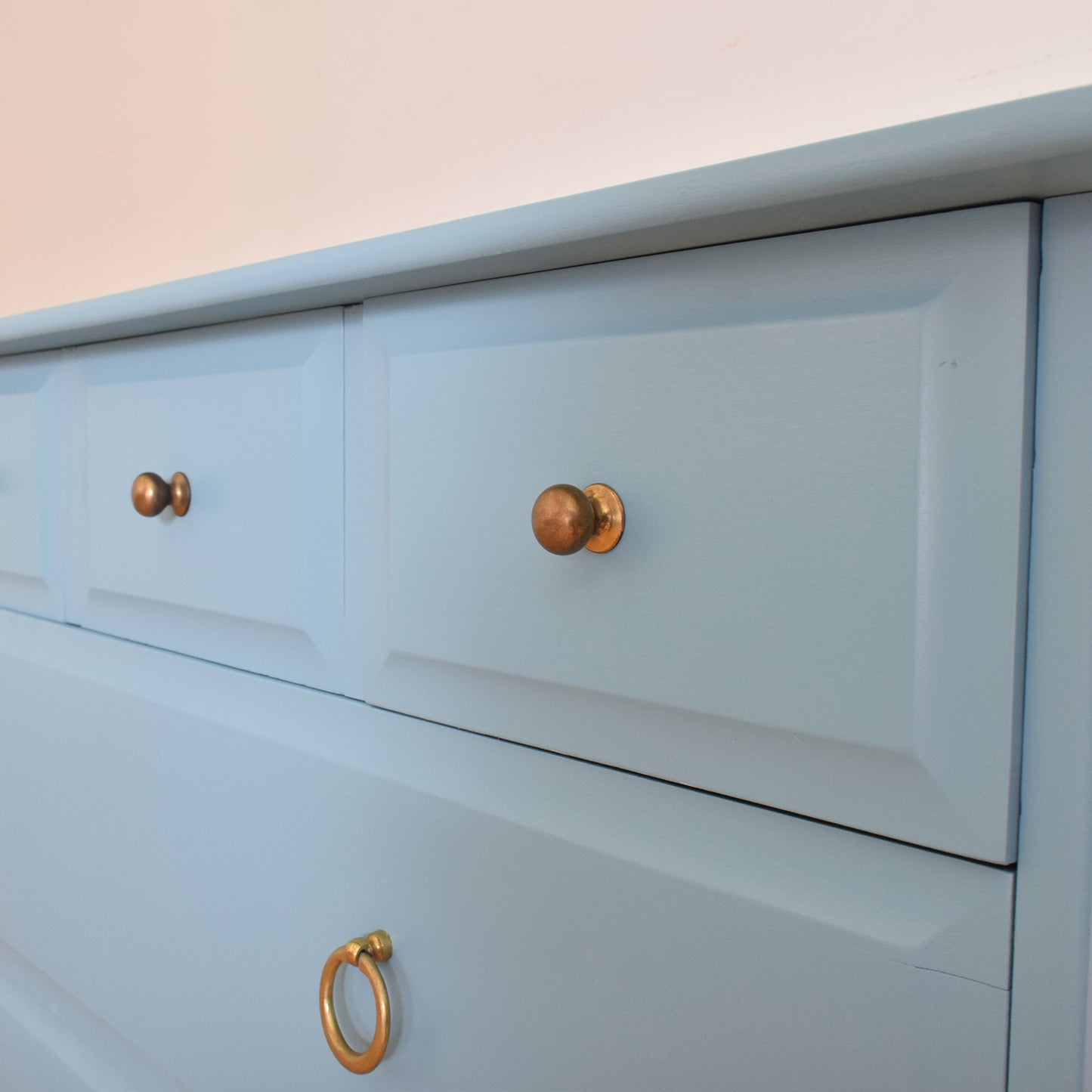 Painted Stag Chest Of Drawers