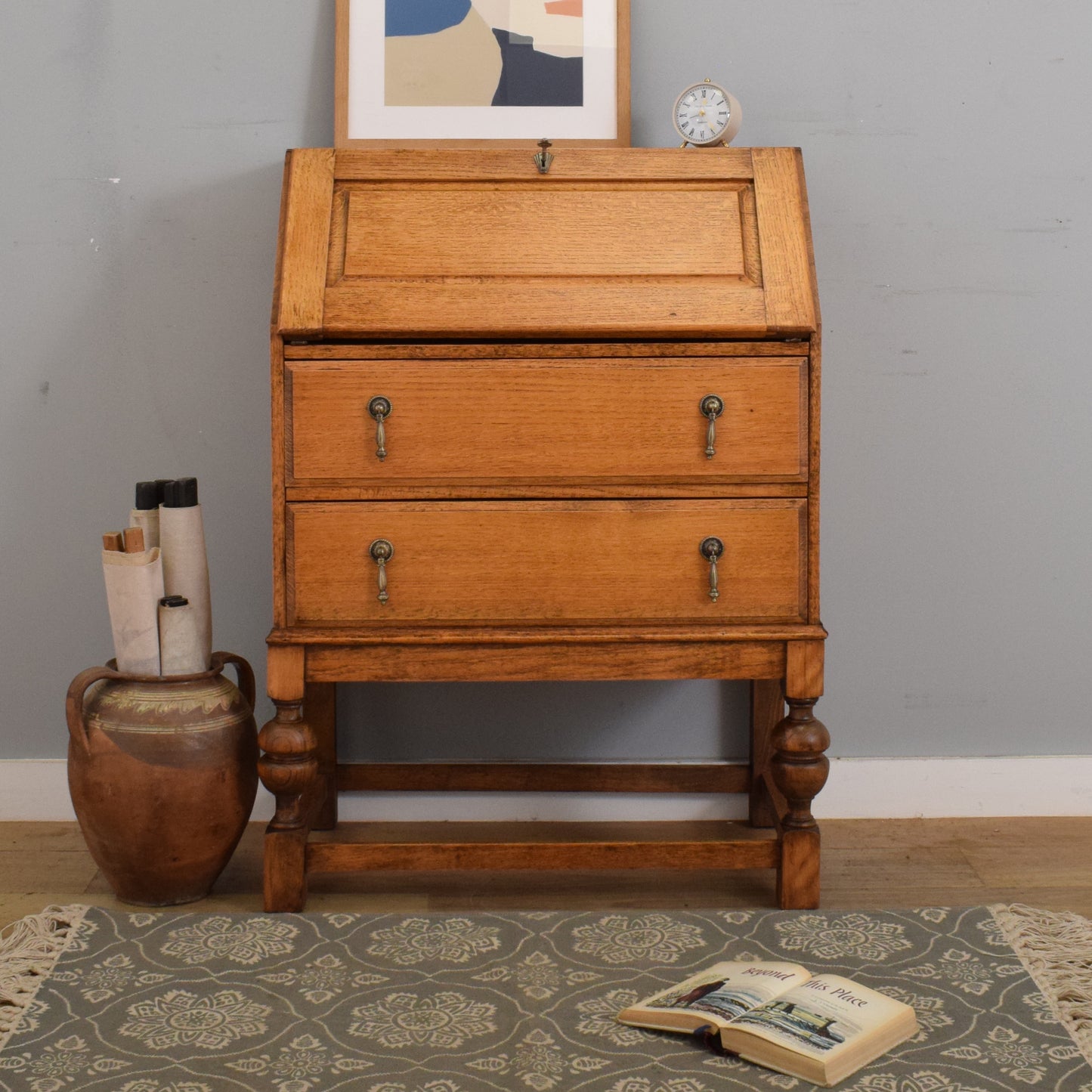 Restored Oak Bureau