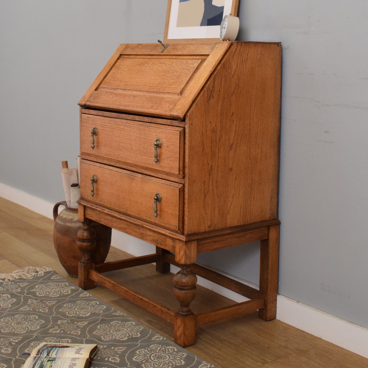 Restored Oak Bureau