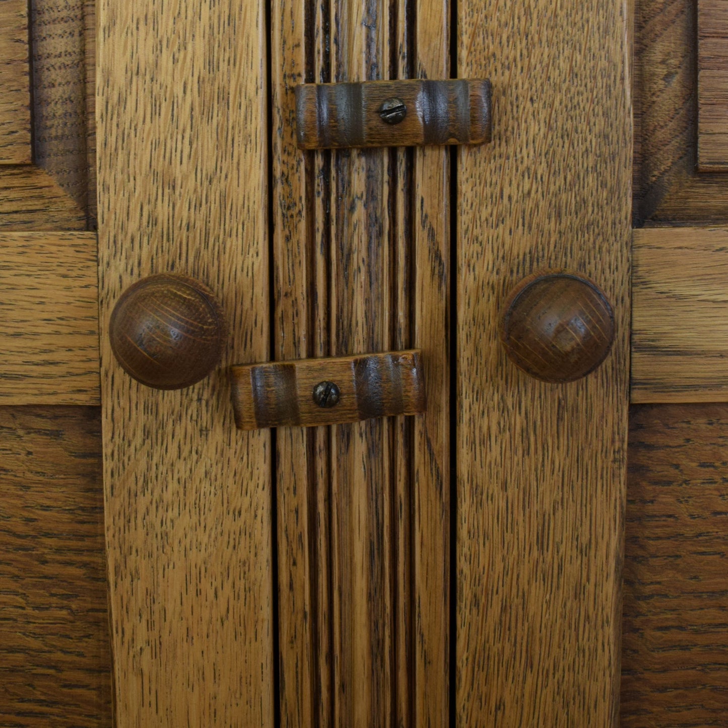 Carved Oak Sideboard