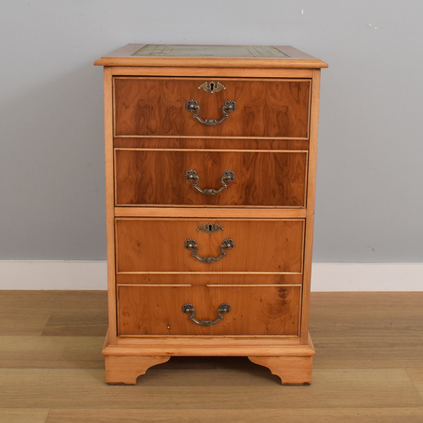 Leather Top Filing Drawers