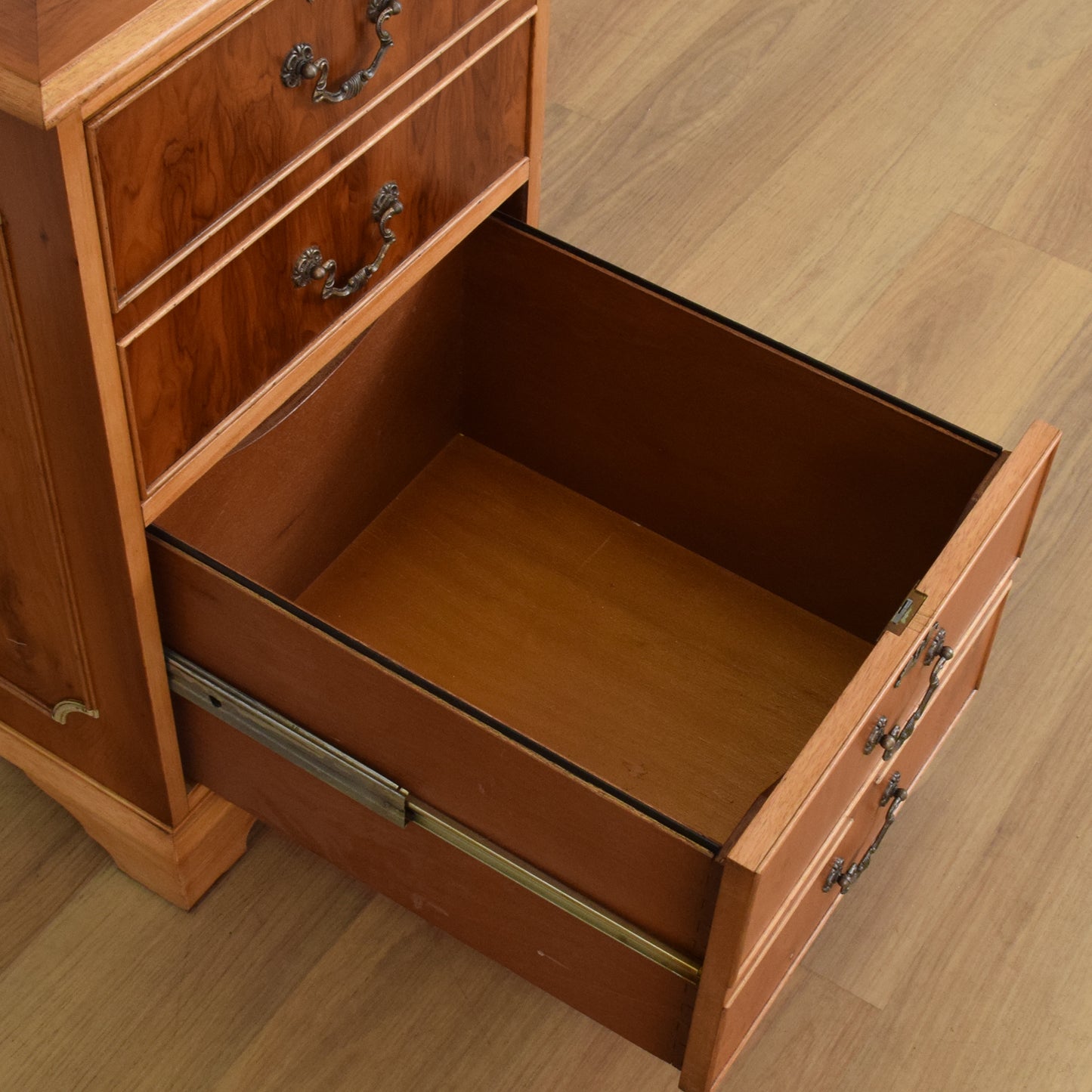 Leather Top Filing Drawers