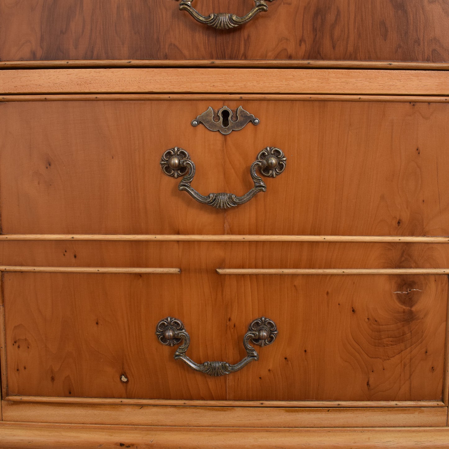 Leather Top Filing Drawers