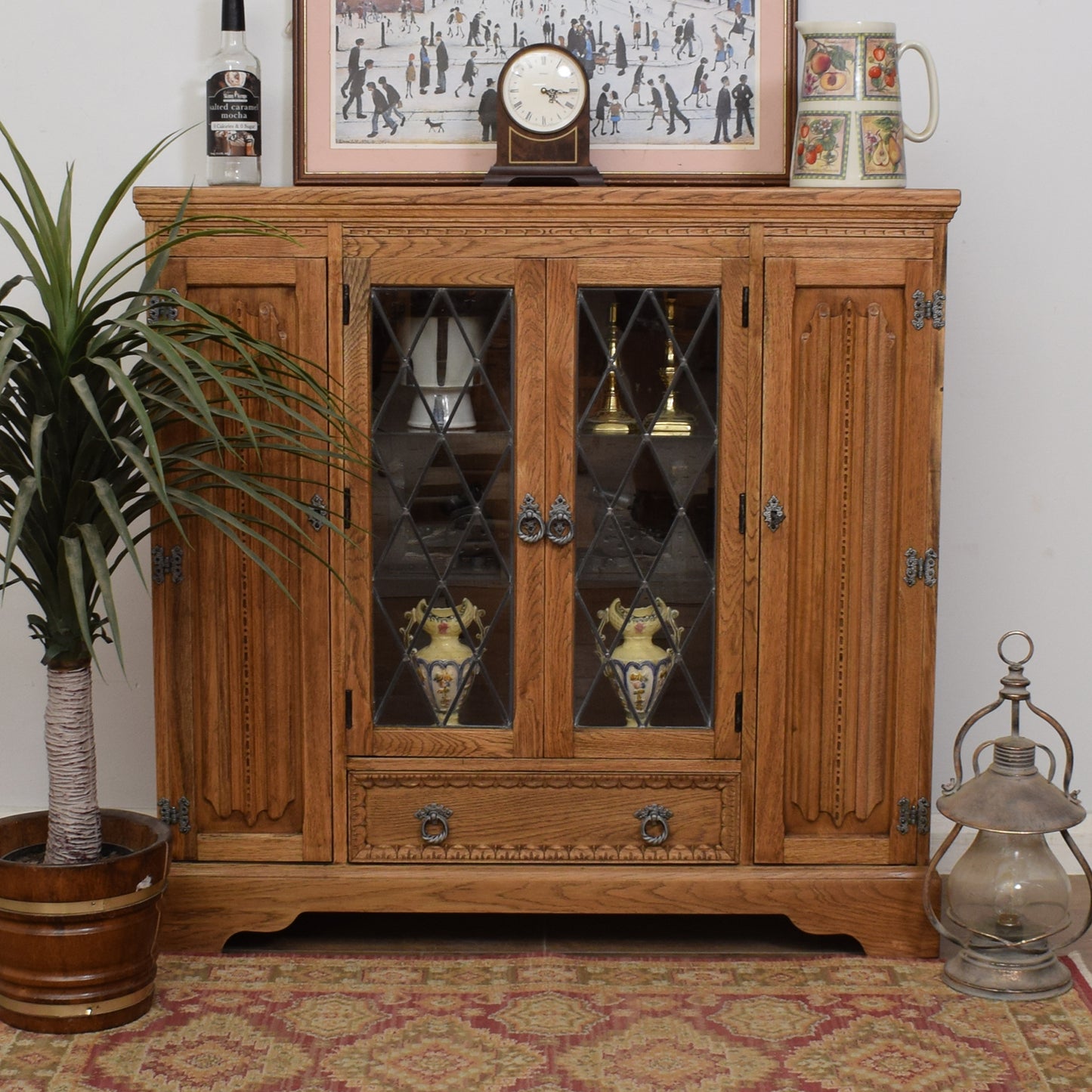 Restored Glazed Cabinet
