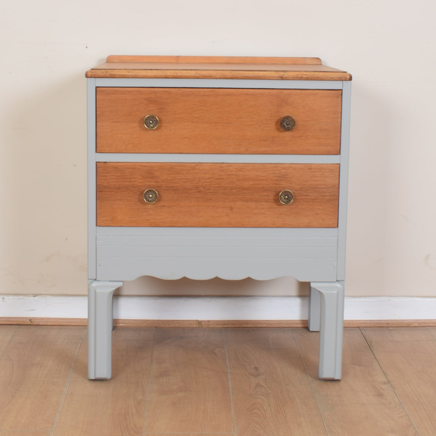 Two Drawer Painted Chest of Drawers