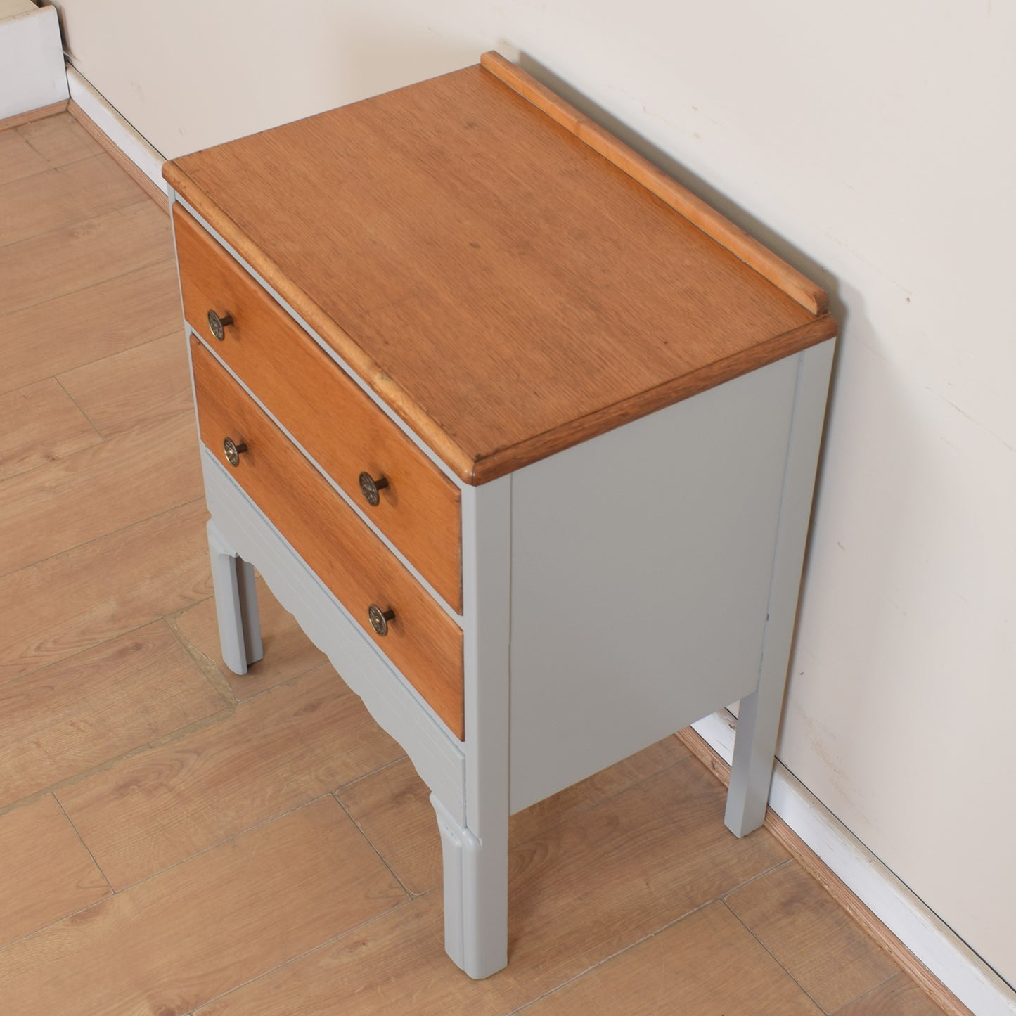 Two Drawer Painted Chest of Drawers