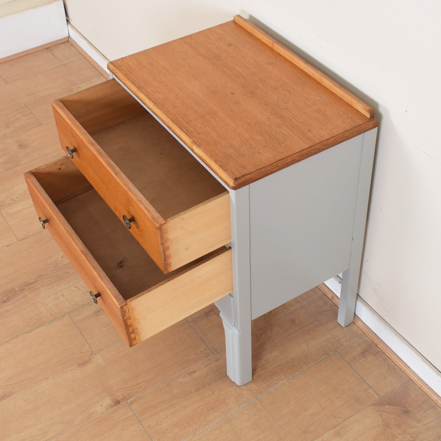 Two Drawer Painted Chest of Drawers