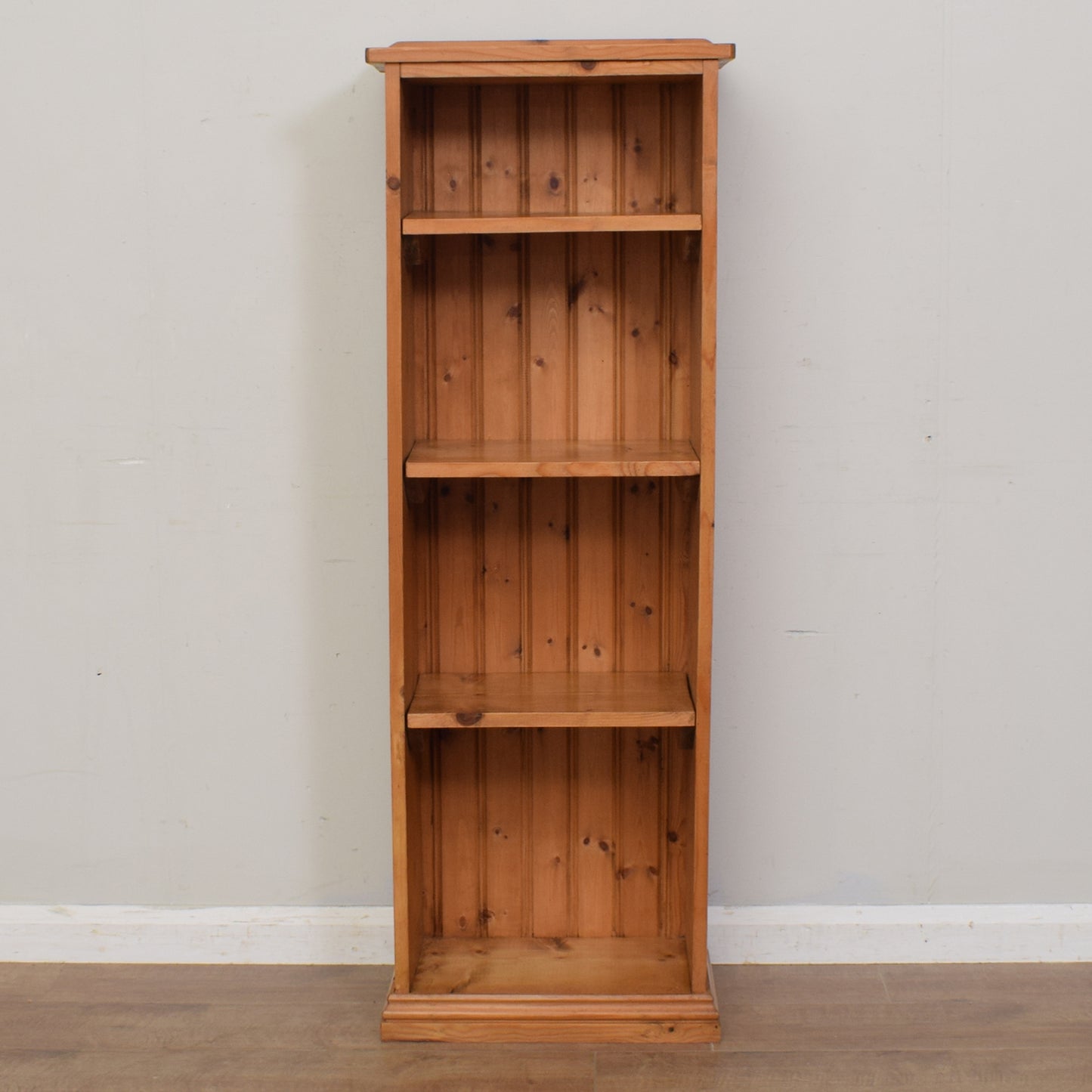 Slim Pine Bookcase