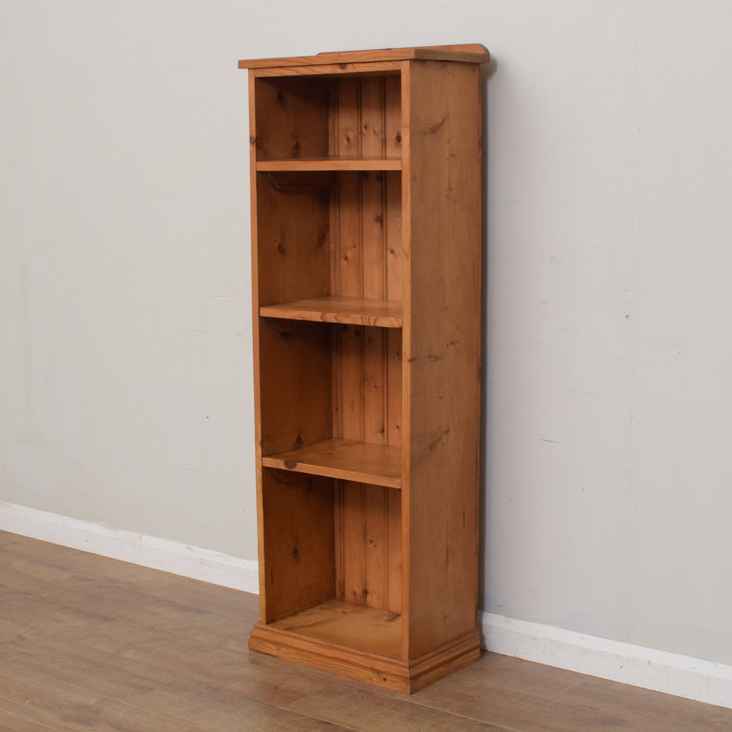 Slim Pine Bookcase