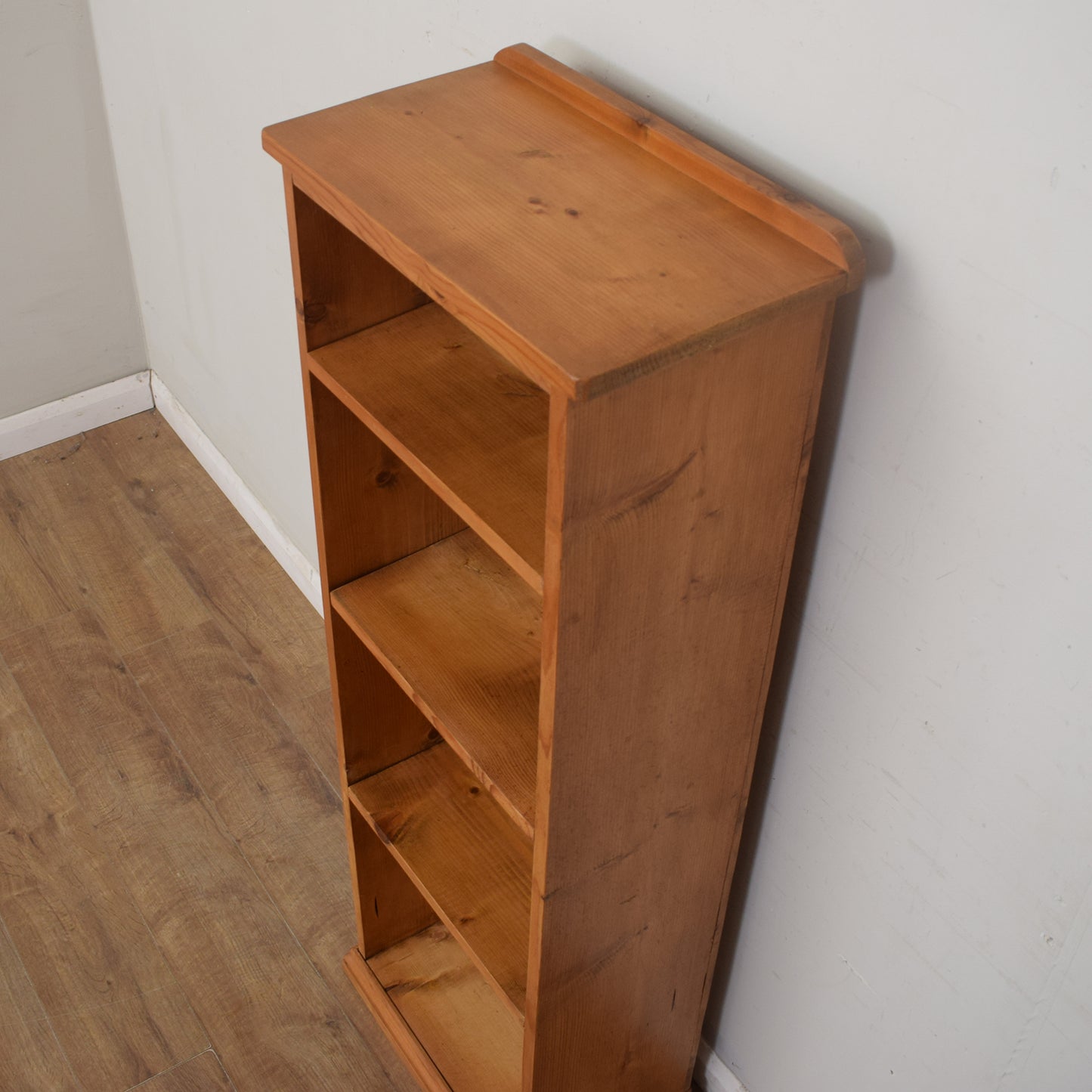 Slim Pine Bookcase