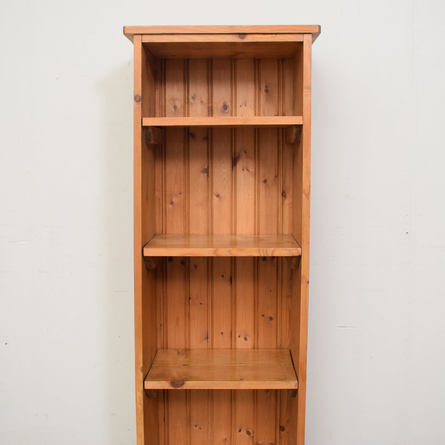 Slim Pine Bookcase