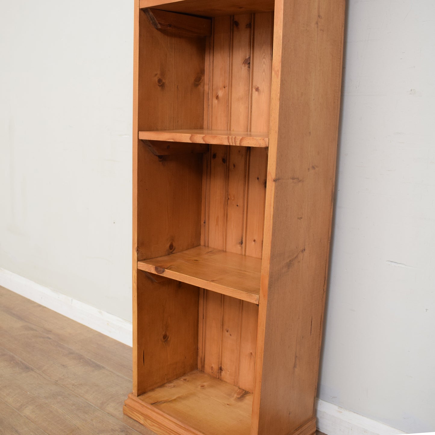 Slim Pine Bookcase