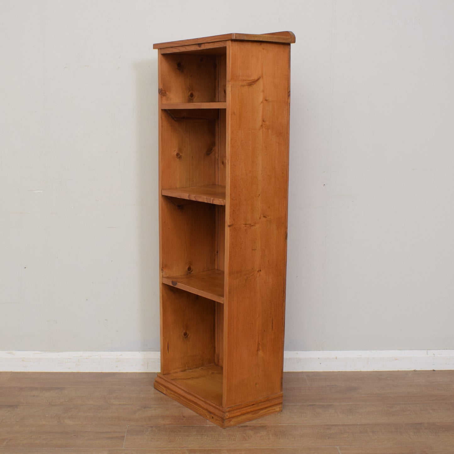 Slim Pine Bookcase