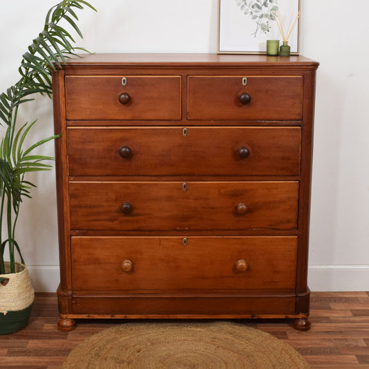 Rustic Mahogany Chest of Drawers