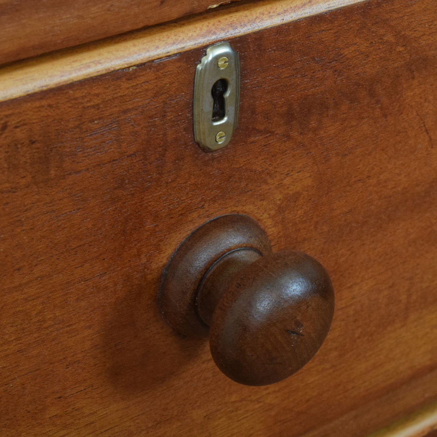 Rustic Mahogany Chest of Drawers
