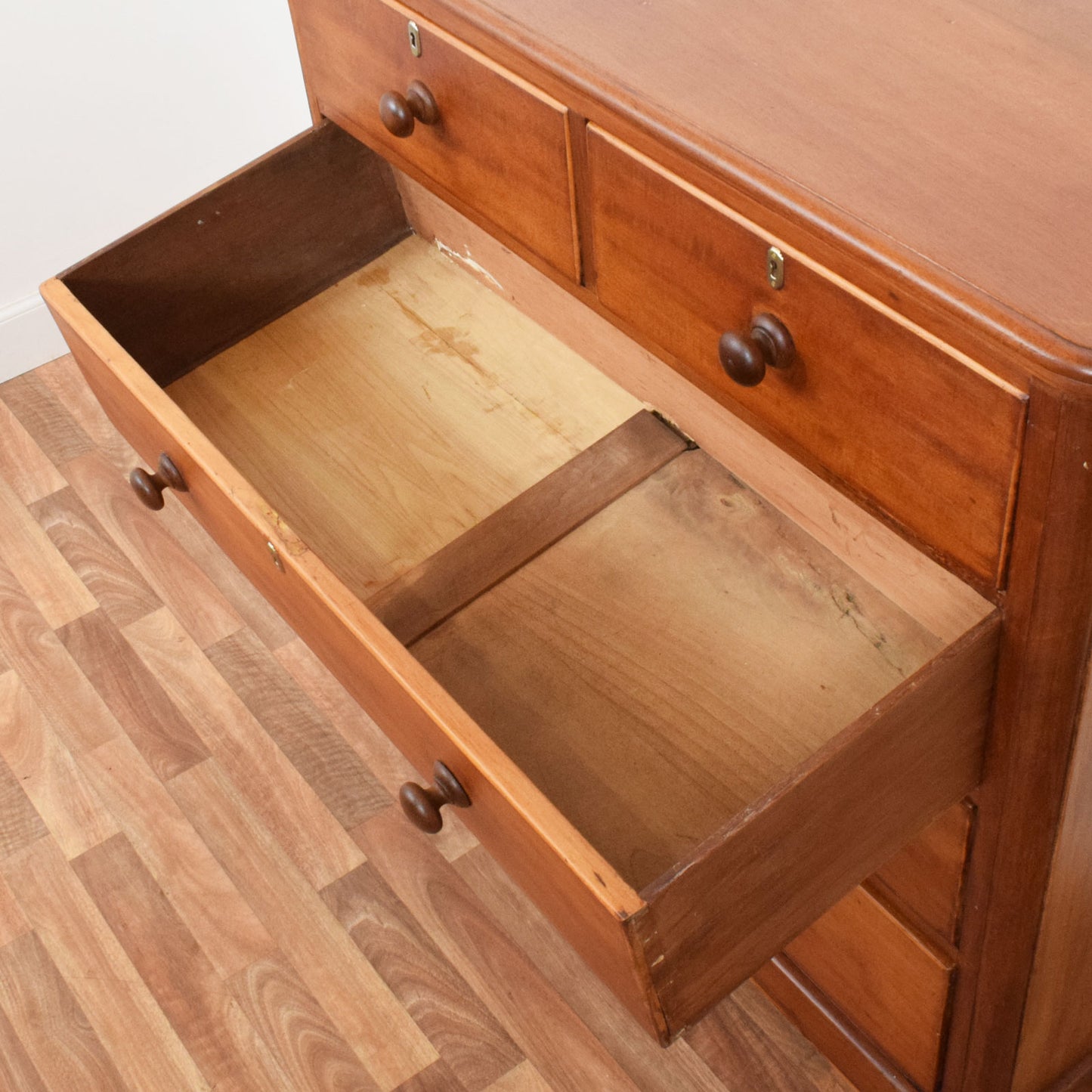 Rustic Mahogany Chest of Drawers