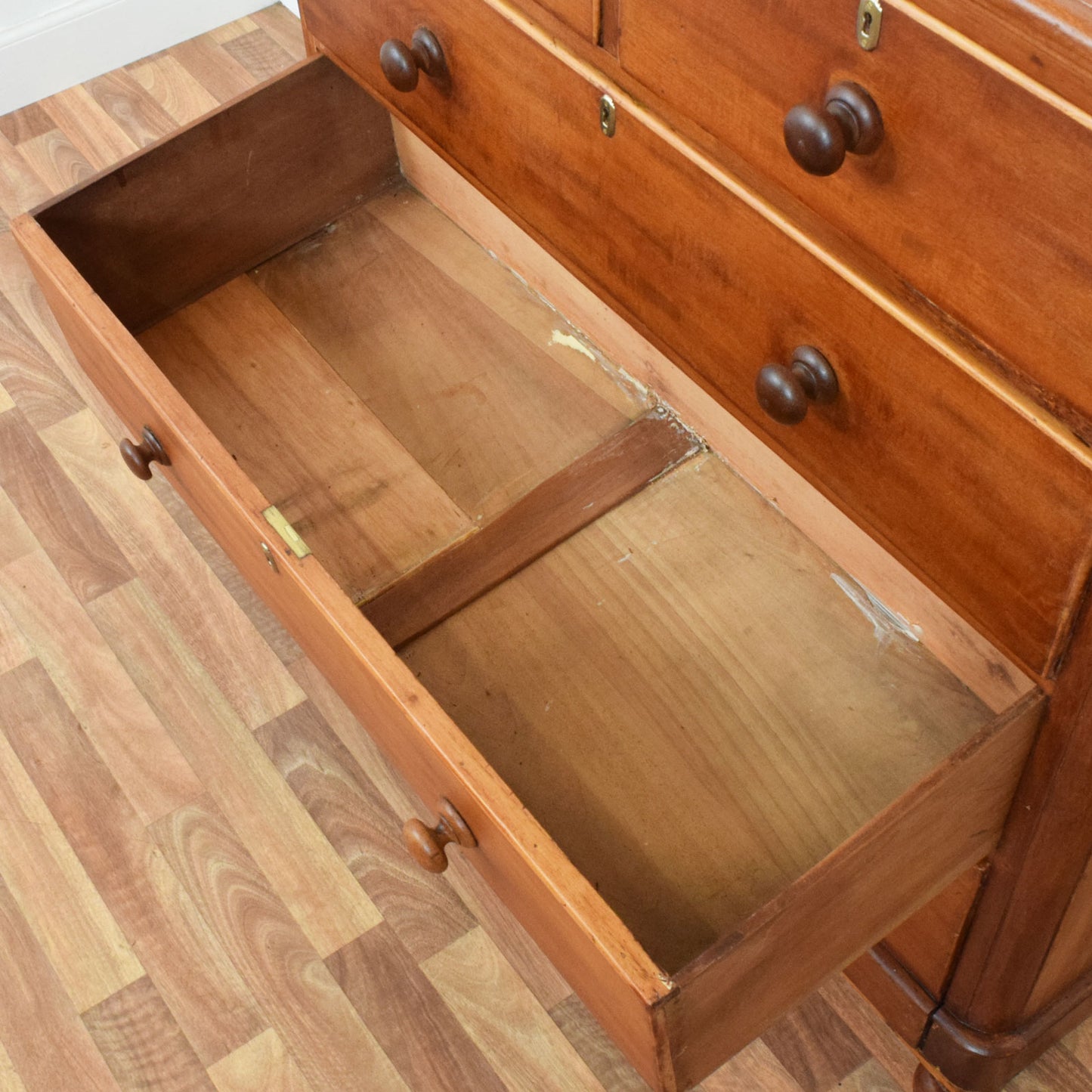 Rustic Mahogany Chest of Drawers
