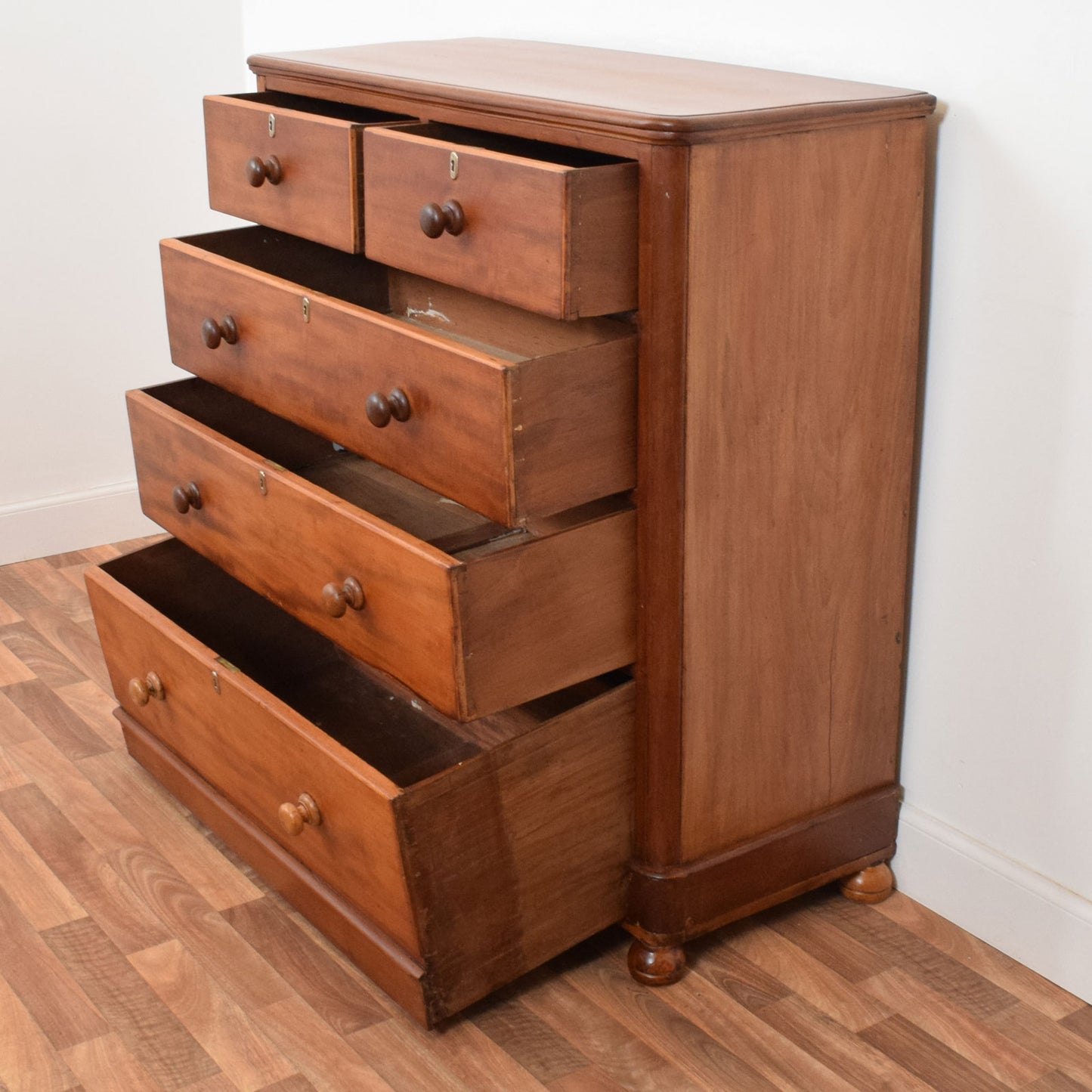 Rustic Mahogany Chest of Drawers