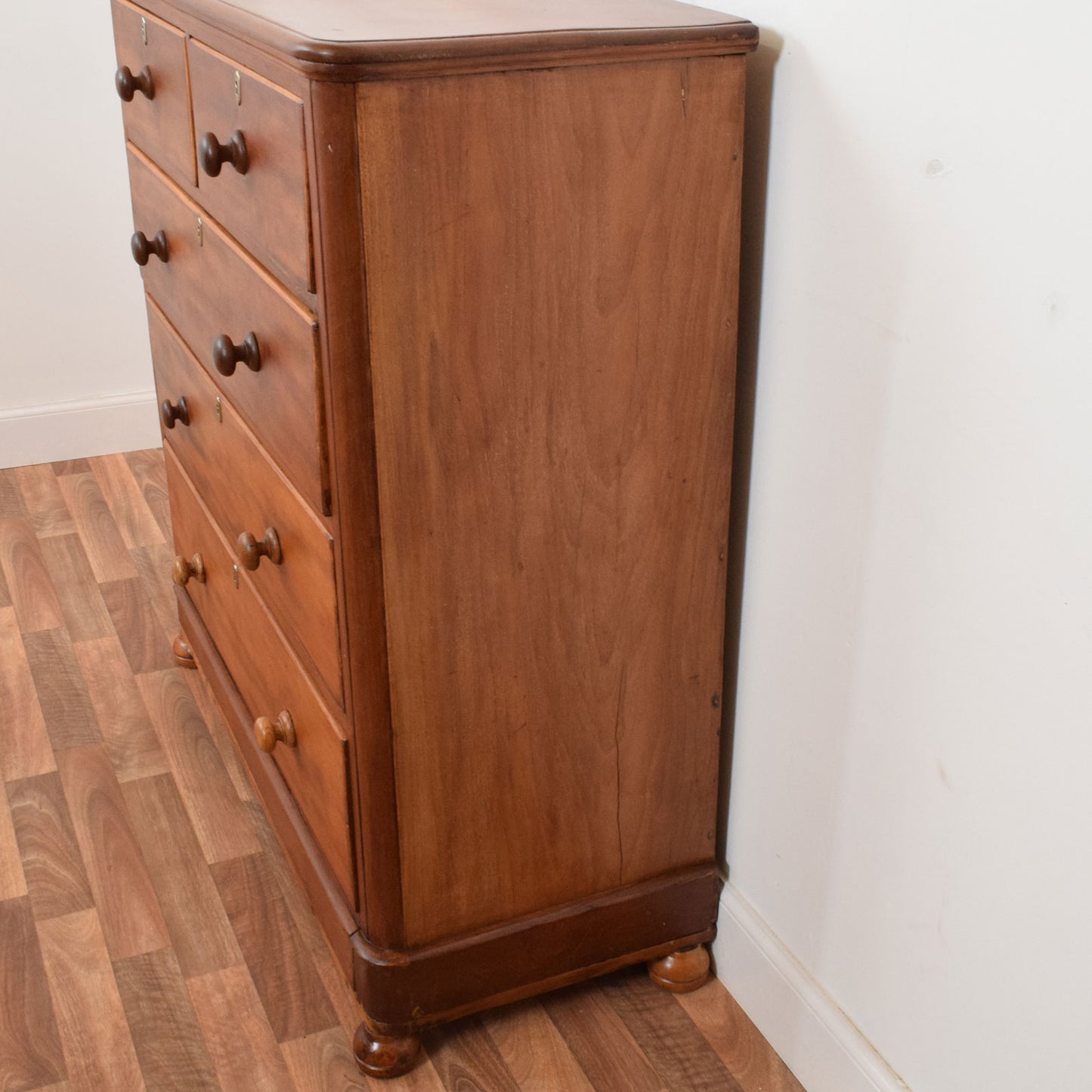 Rustic Mahogany Chest of Drawers