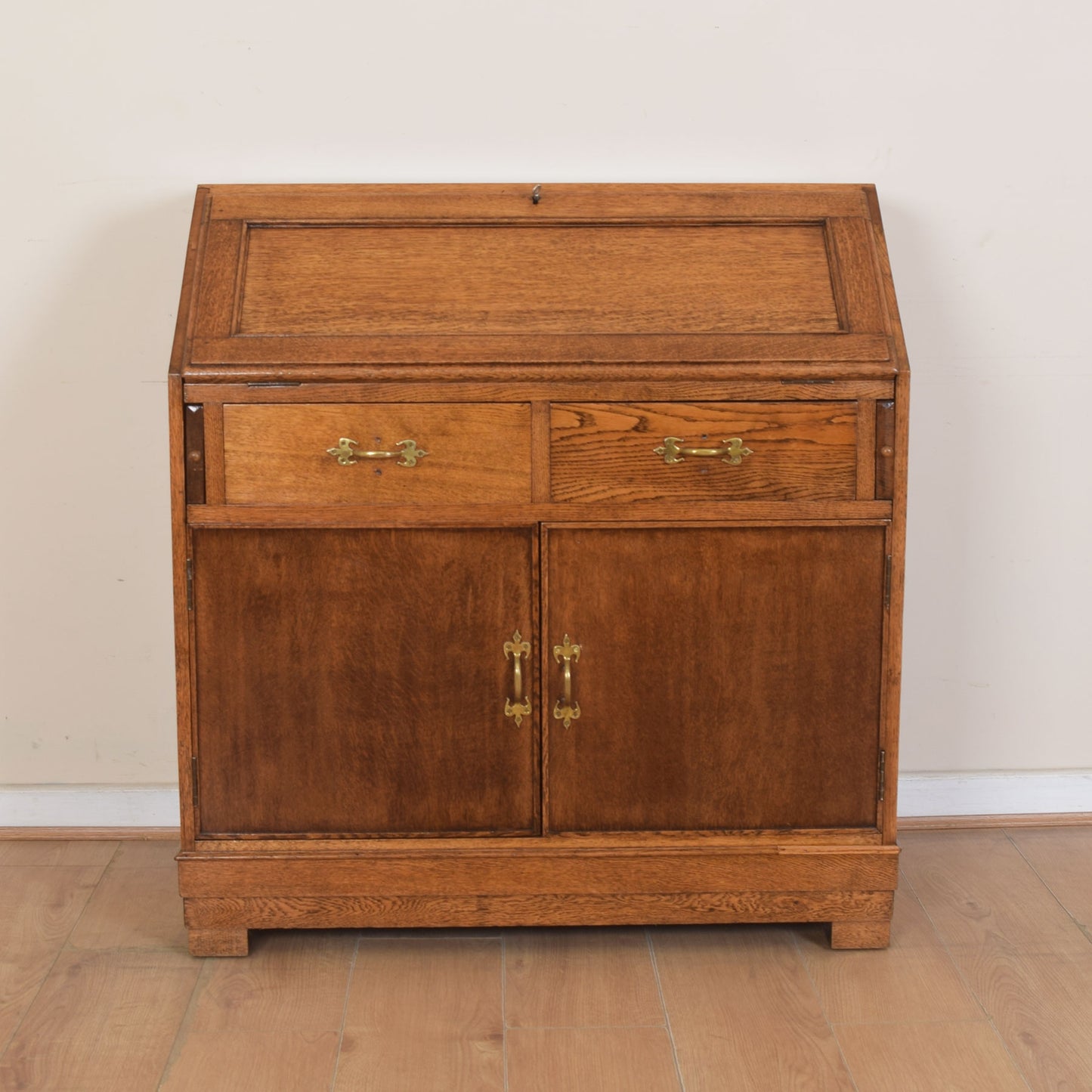 Solid Oak Bureau