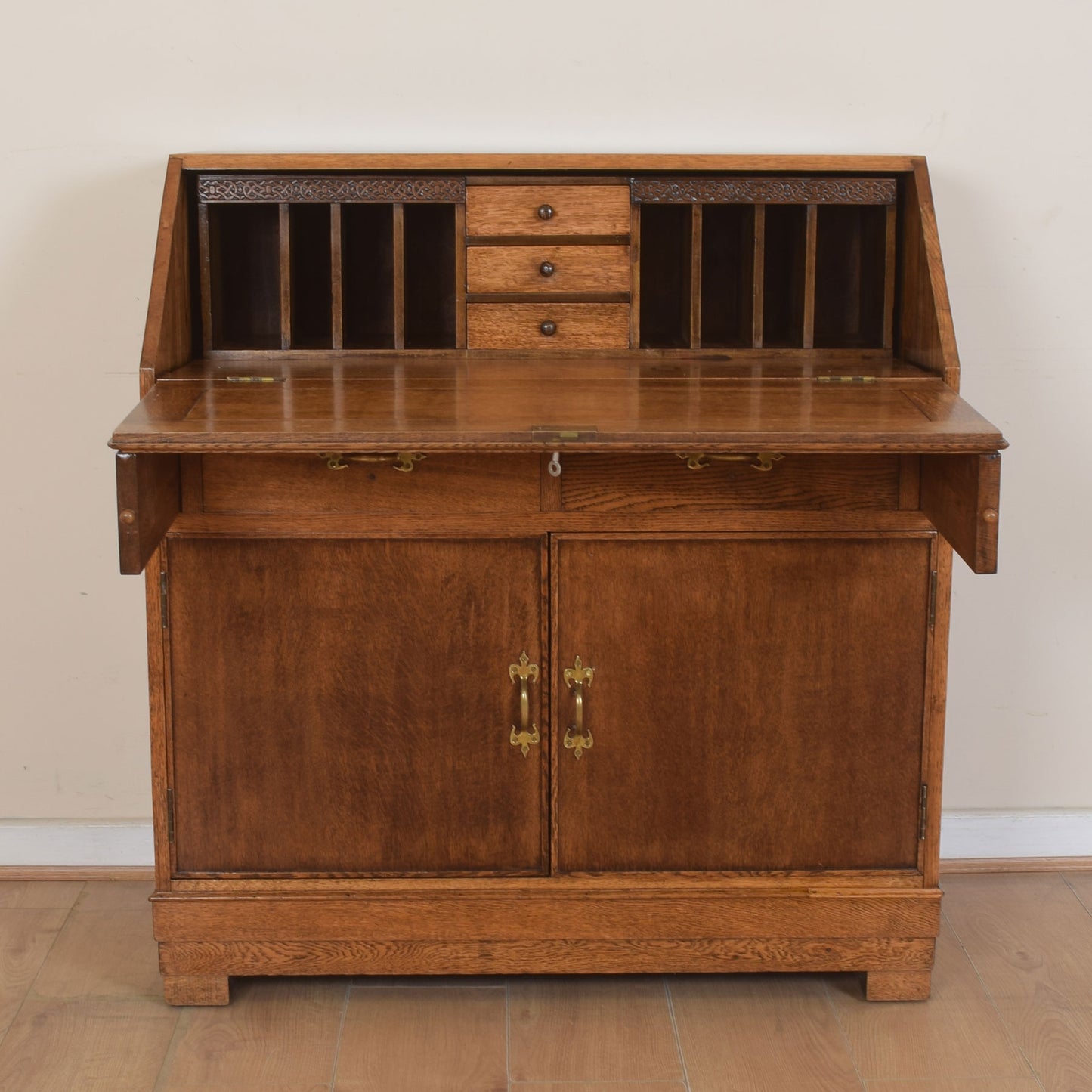 Solid Oak Bureau