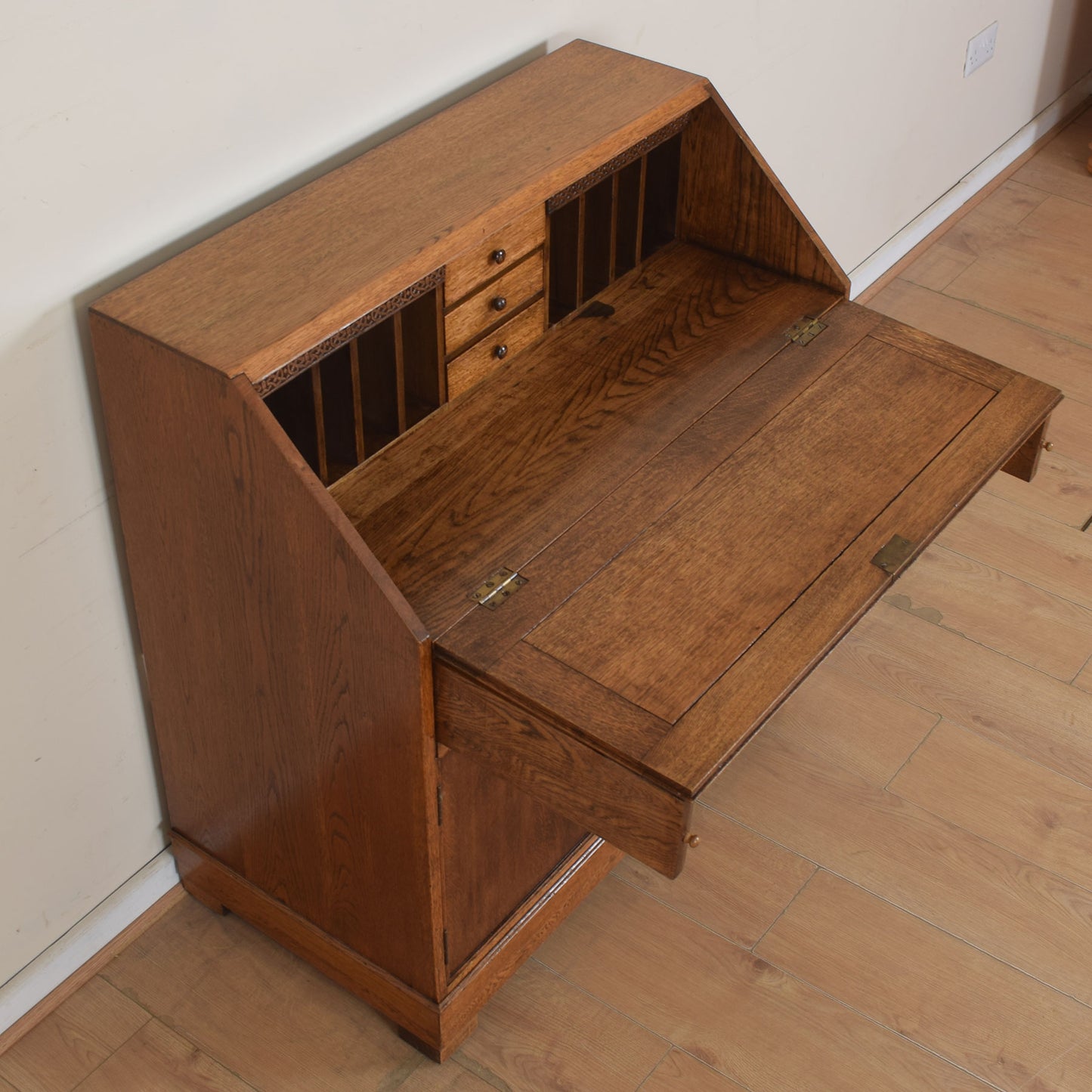 Solid Oak Bureau