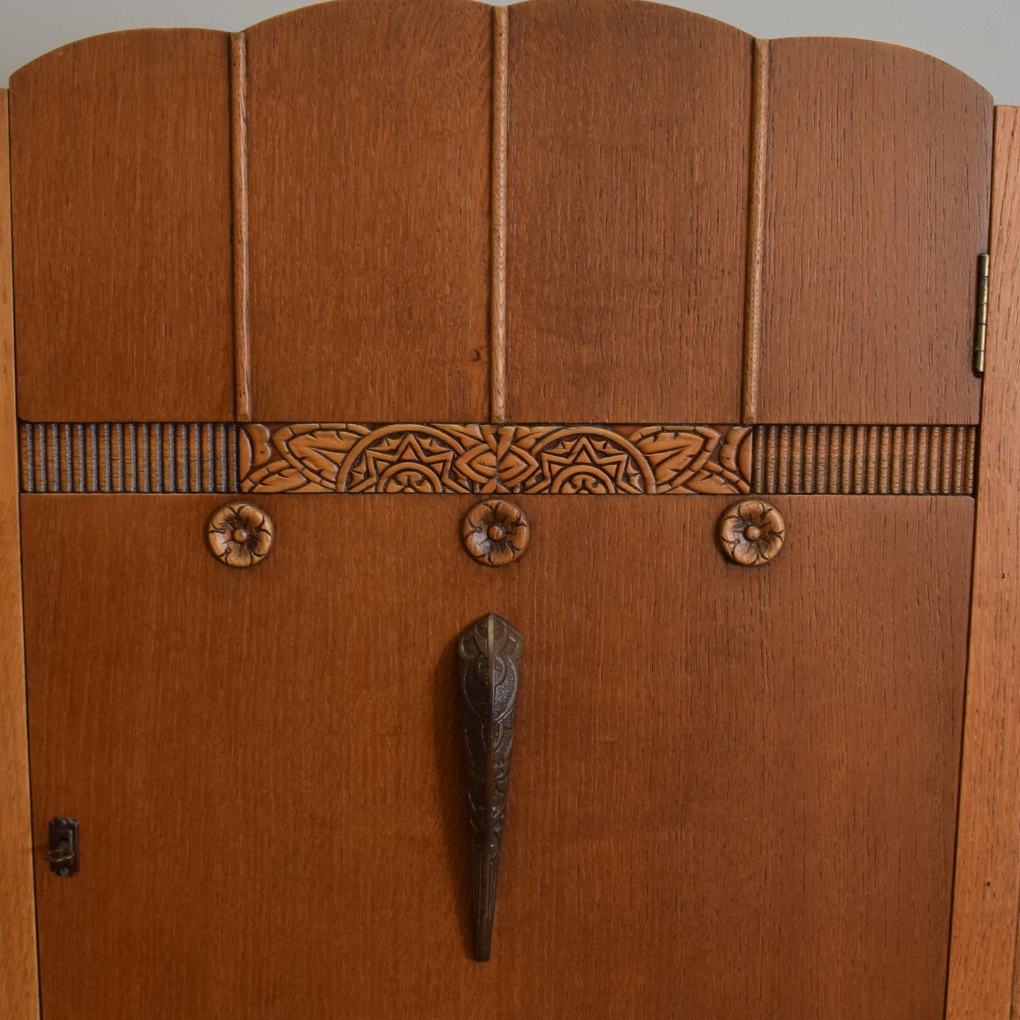 Small Oak Veneer Wardrobe