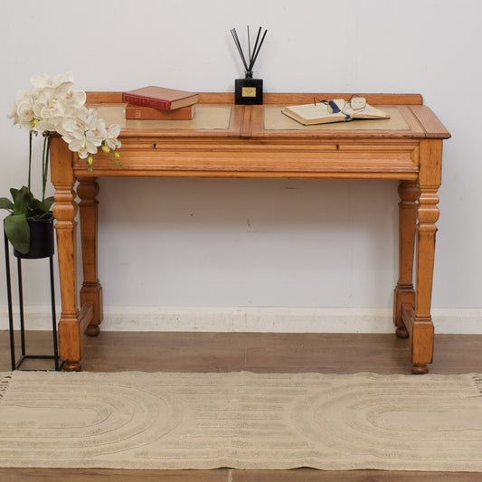 Restored Oak School Desk