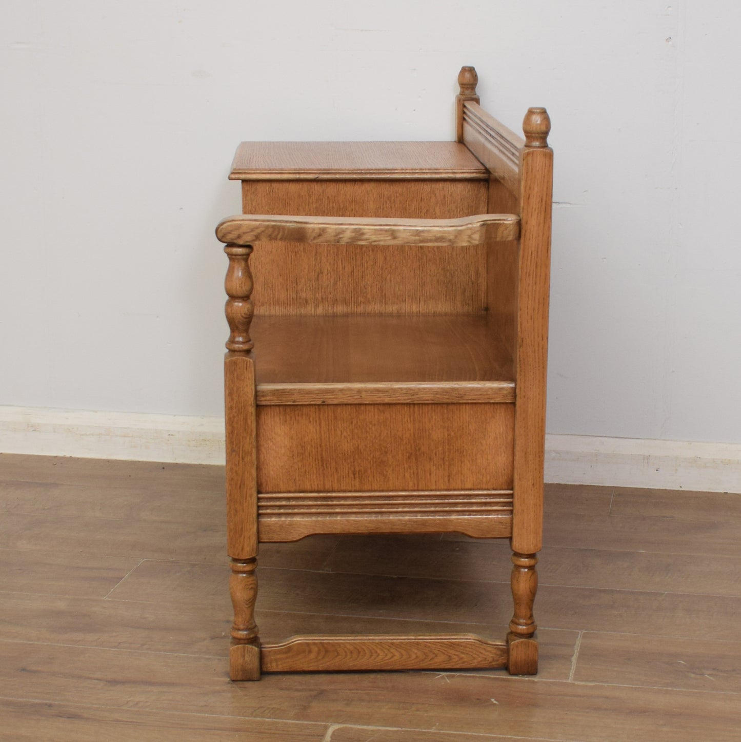Oak Telephone Seat