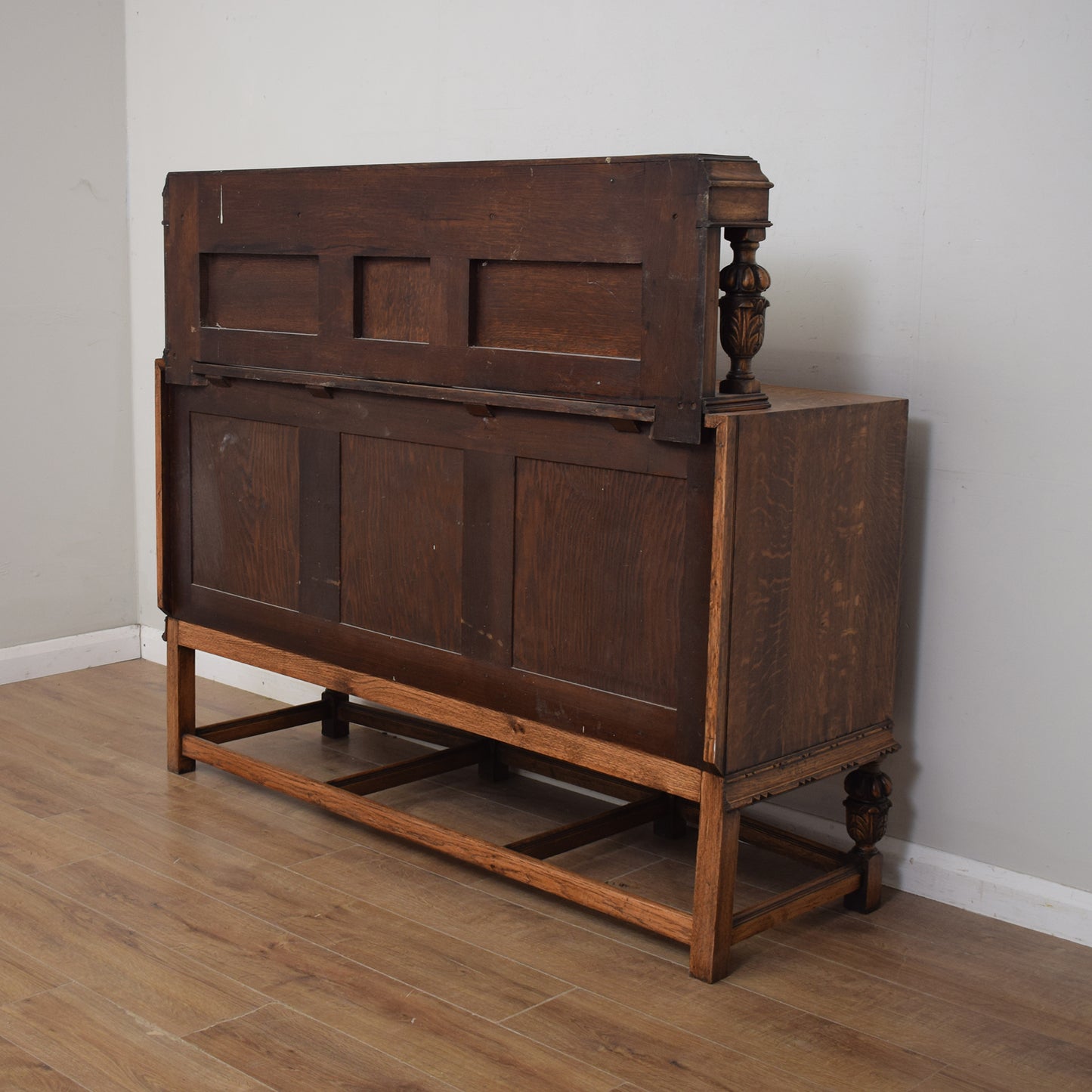 Vintage Carved Oak Sideboard