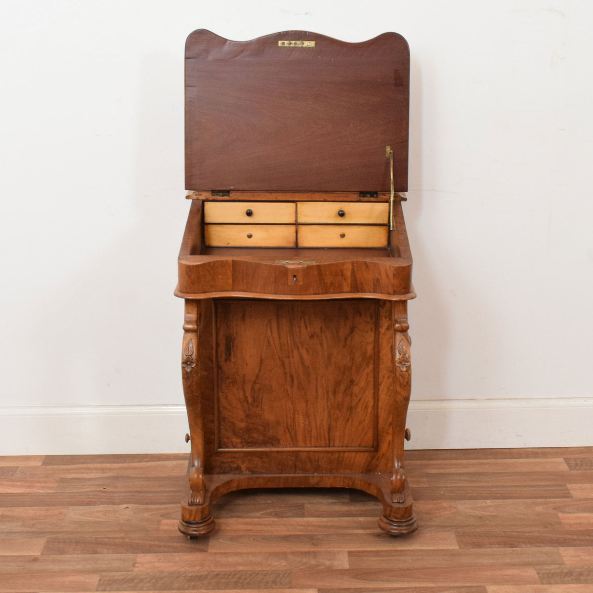 Carved Davenport Desk
