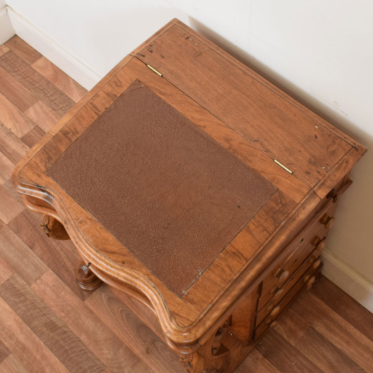 Carved Davenport Desk
