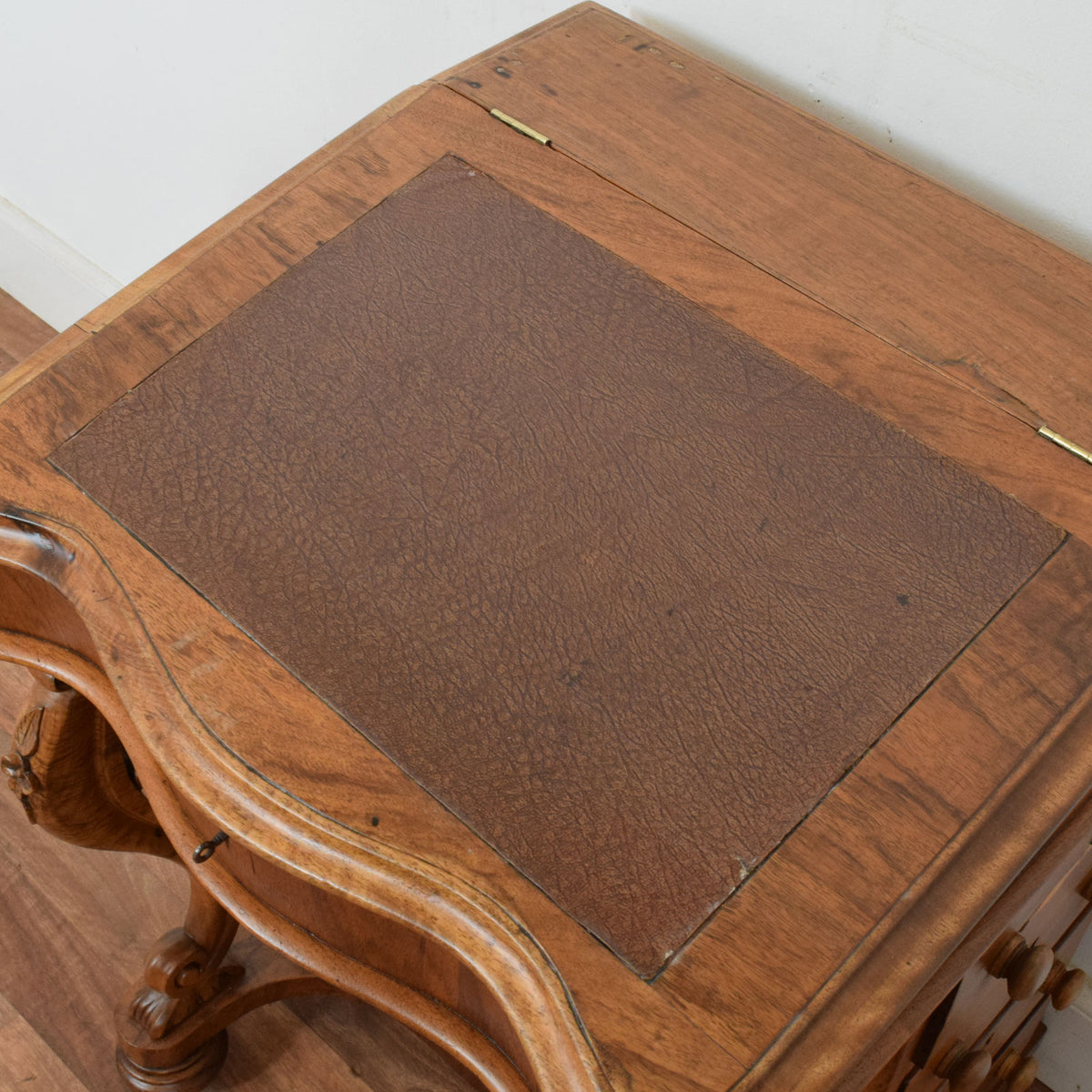 Carved Davenport Desk