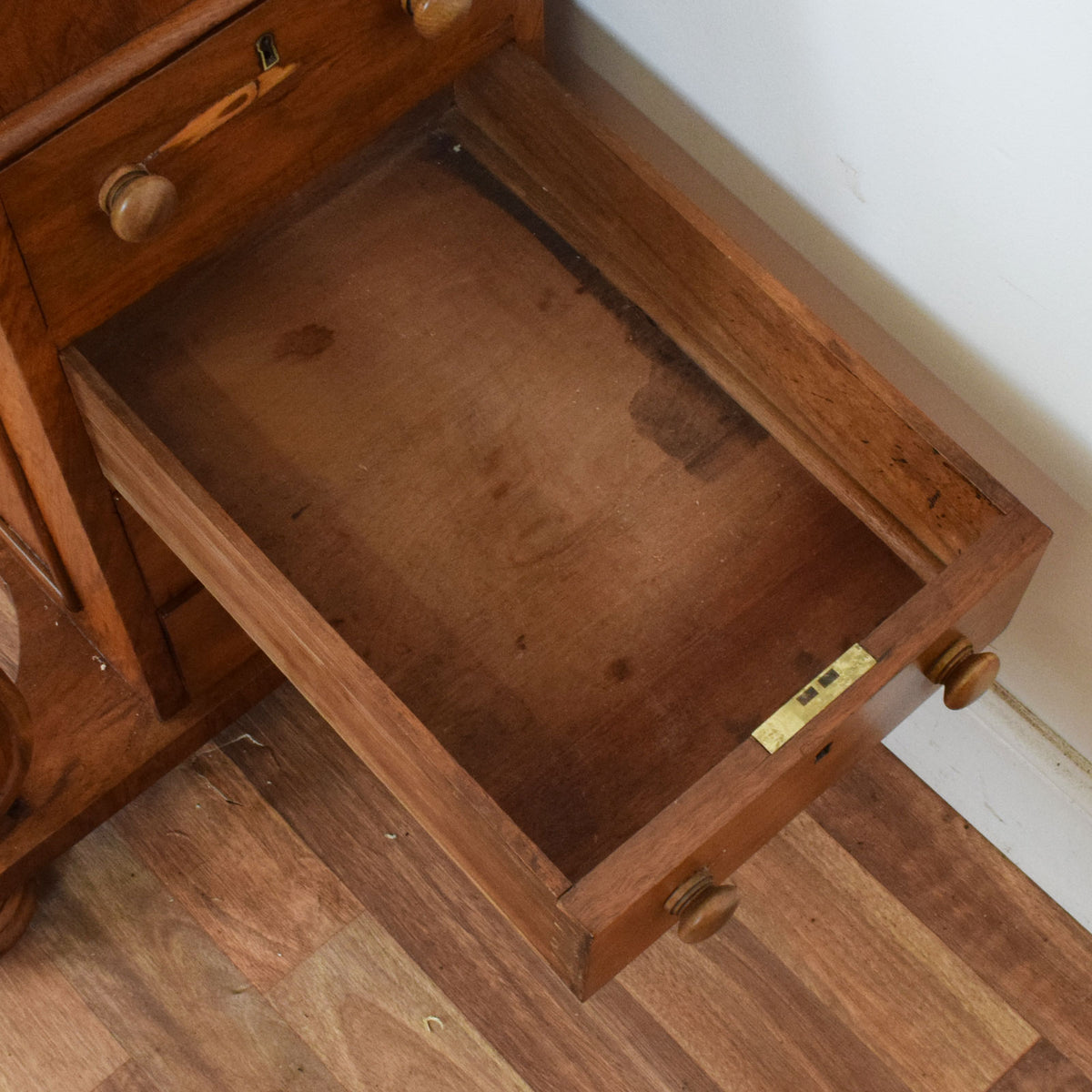 Carved Davenport Desk