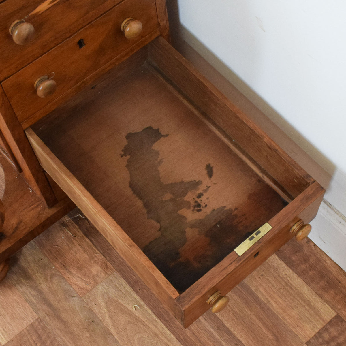 Carved Davenport Desk