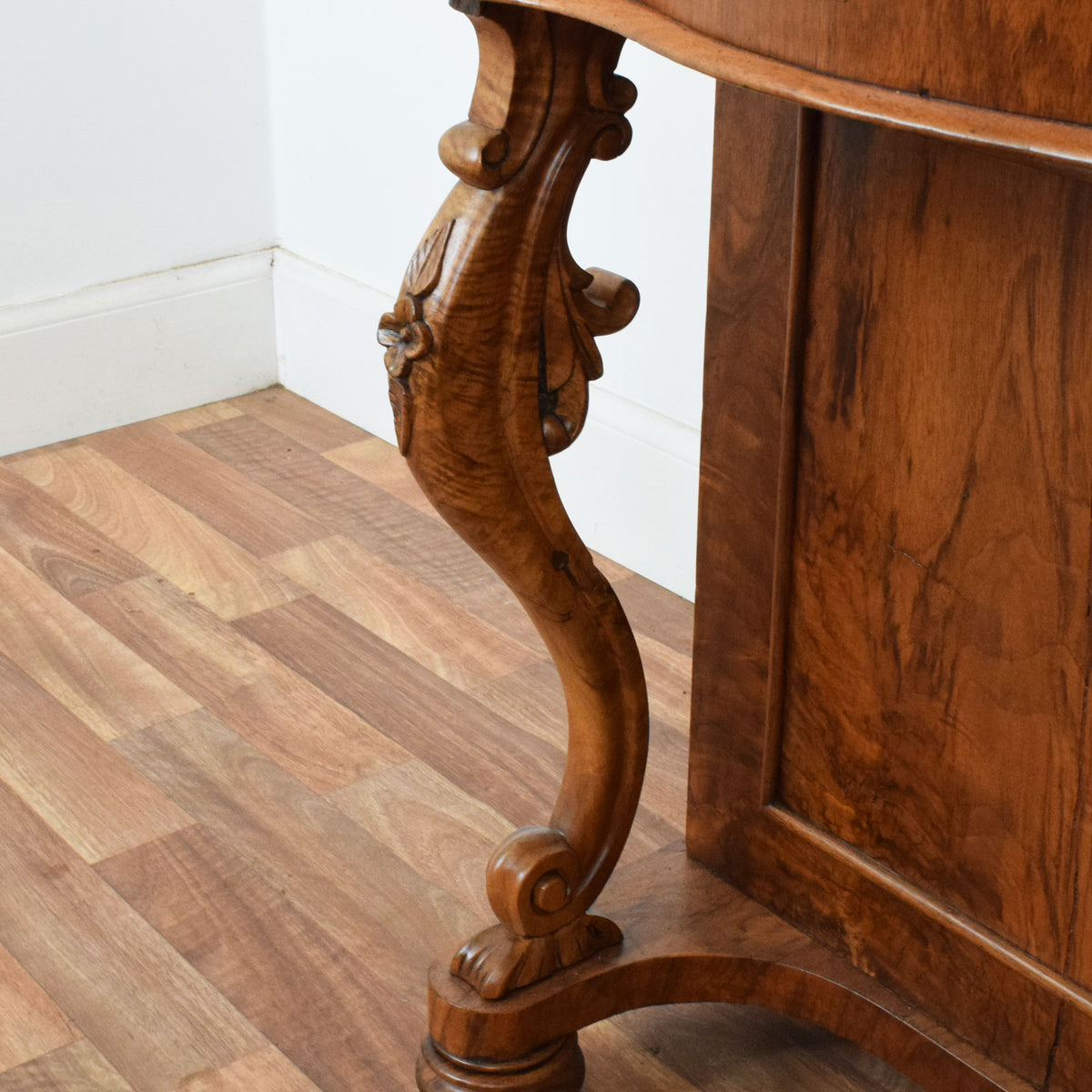 Carved Davenport Desk