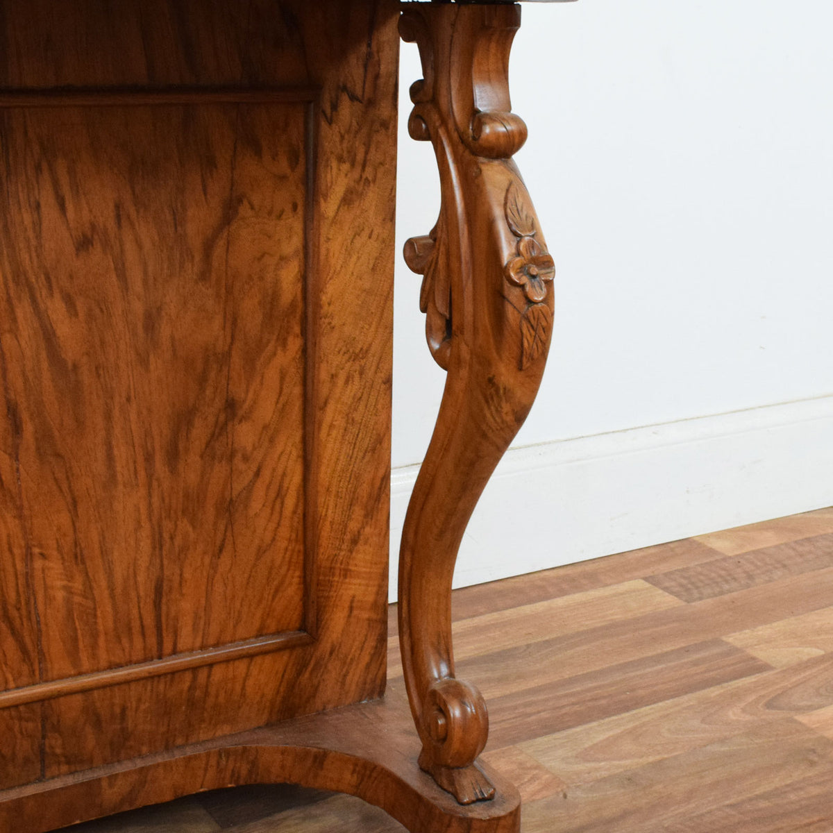 Carved Davenport Desk