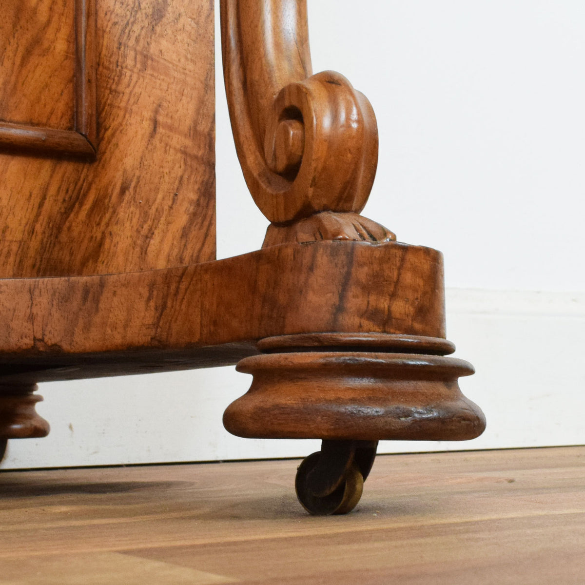 Carved Davenport Desk
