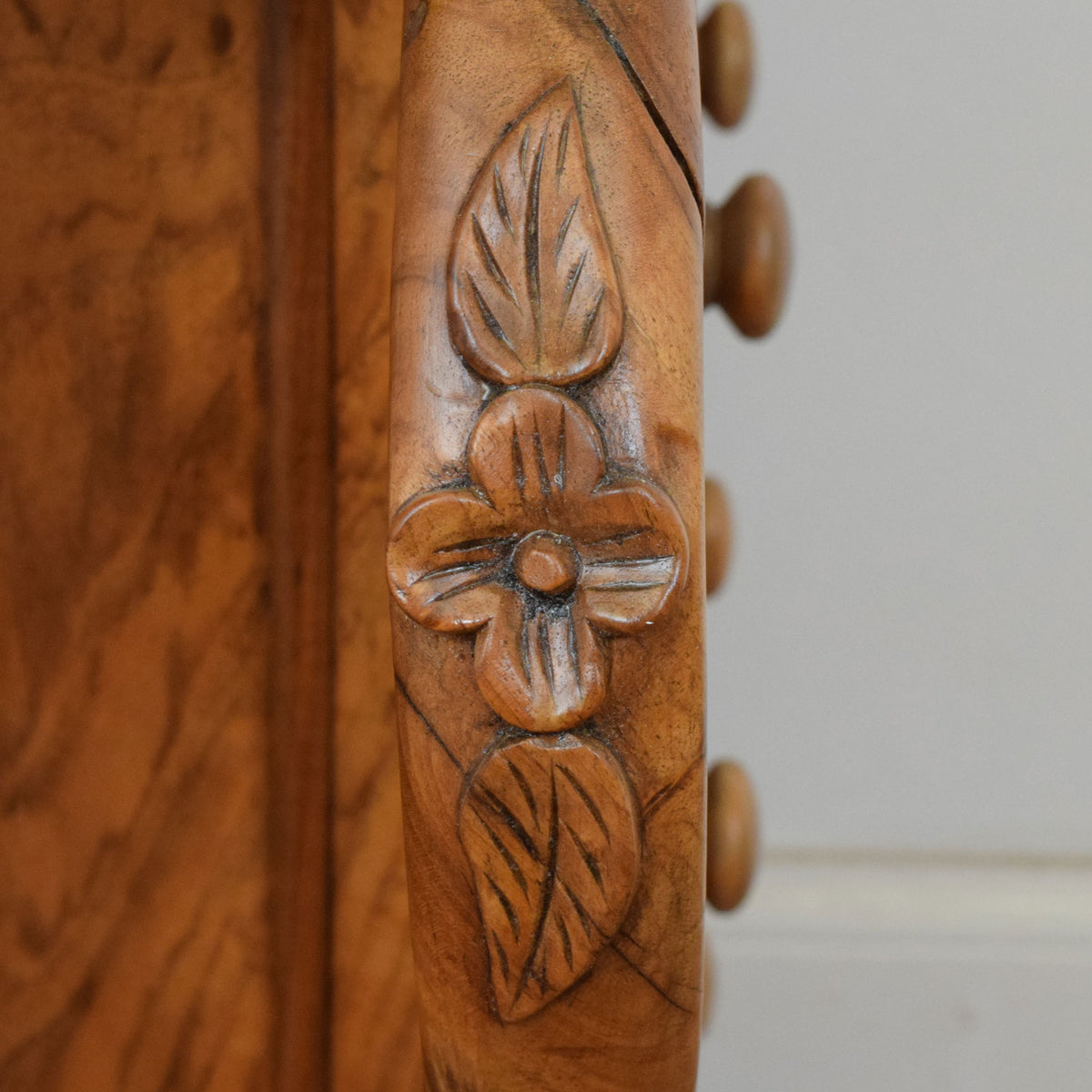 Carved Davenport Desk