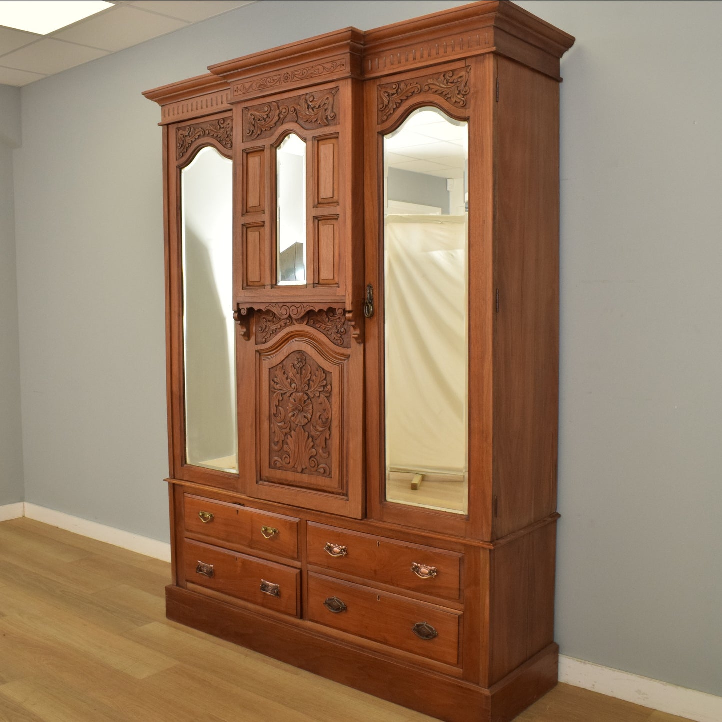 Large Mahogany Wardrobe