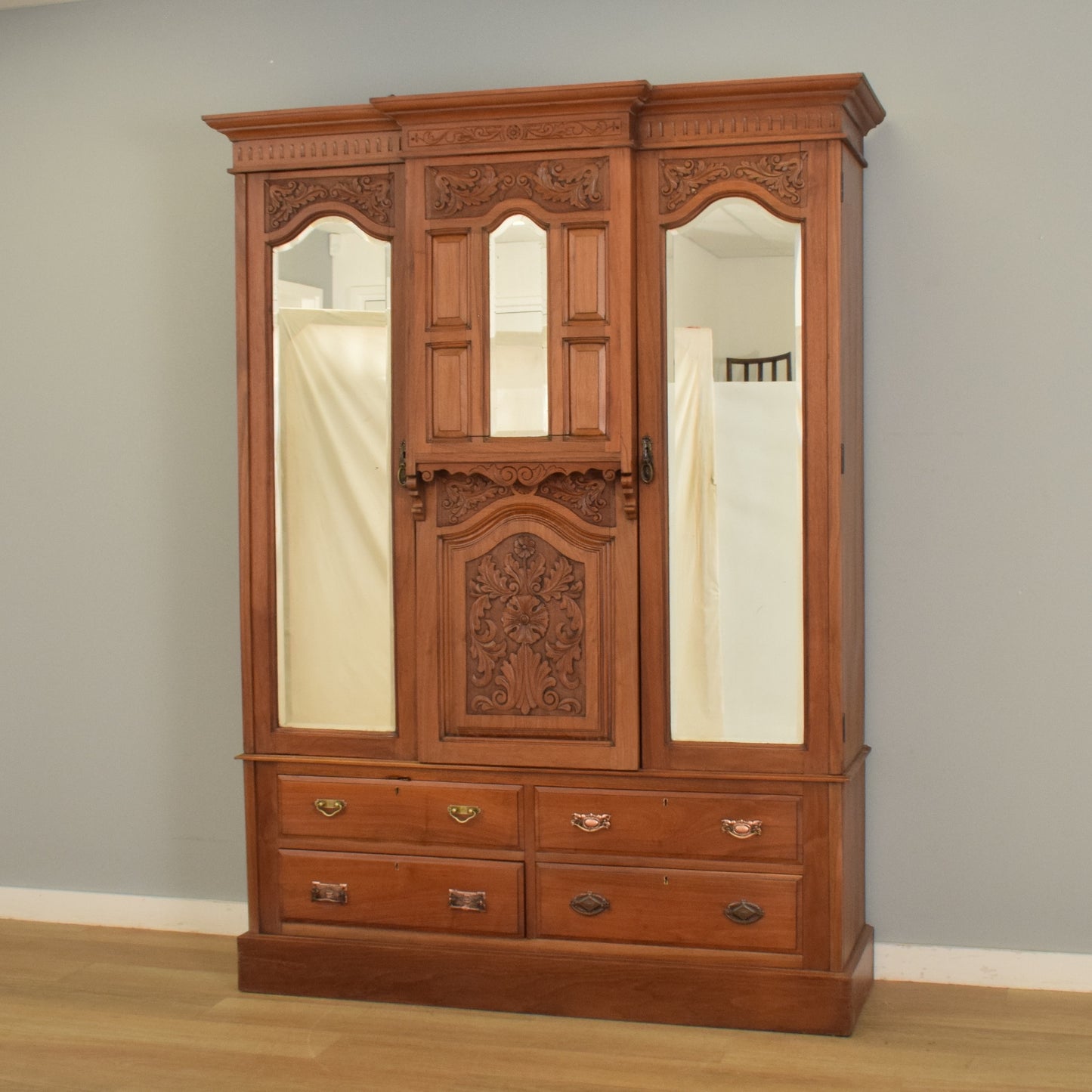Large Mahogany Wardrobe