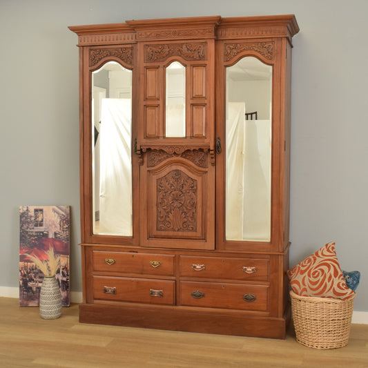 Large Mahogany Wardrobe