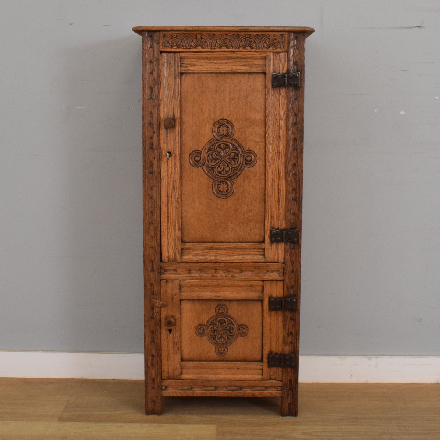 Carved Oak Cabinet